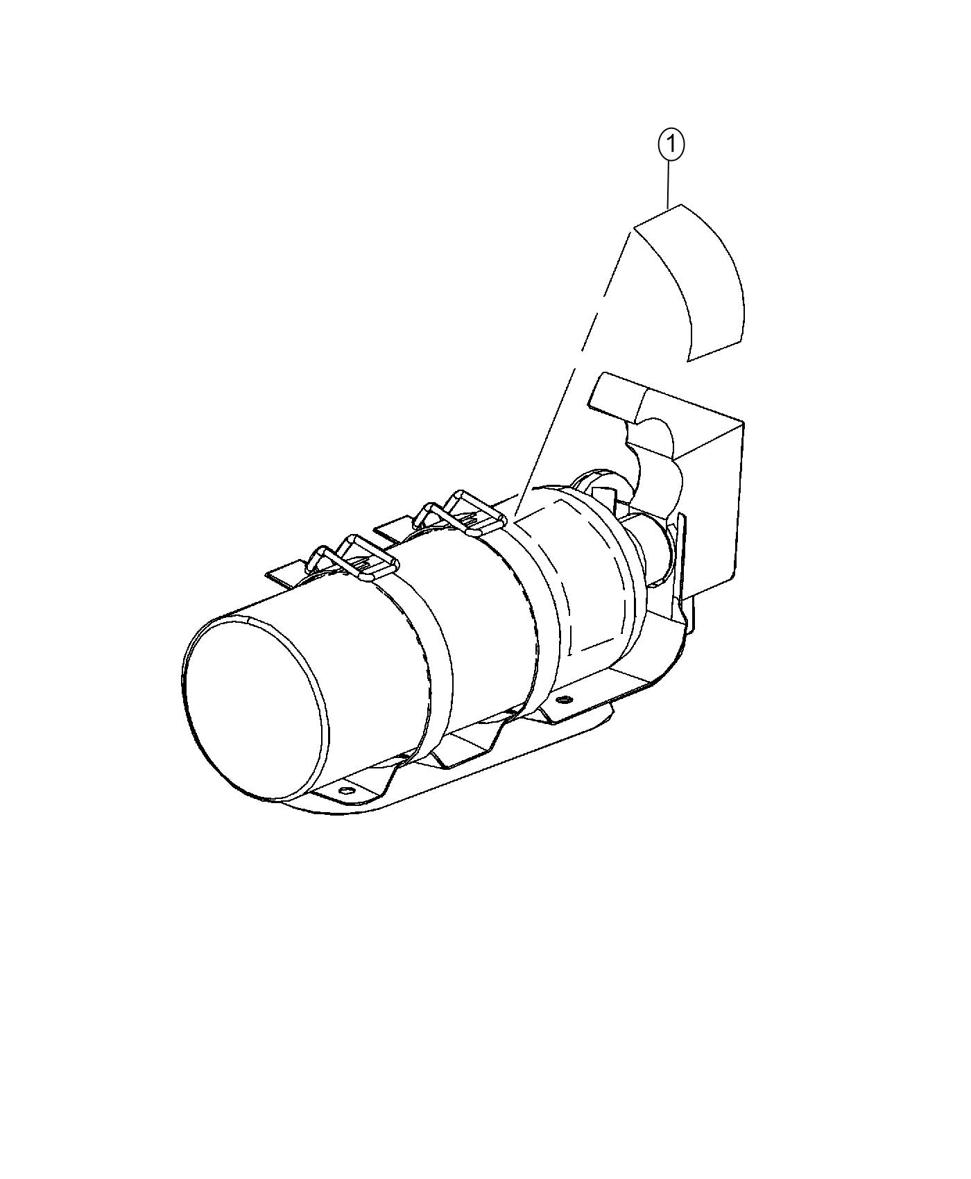Full size assembly image of Fire Extinguisher Label. (1/1)