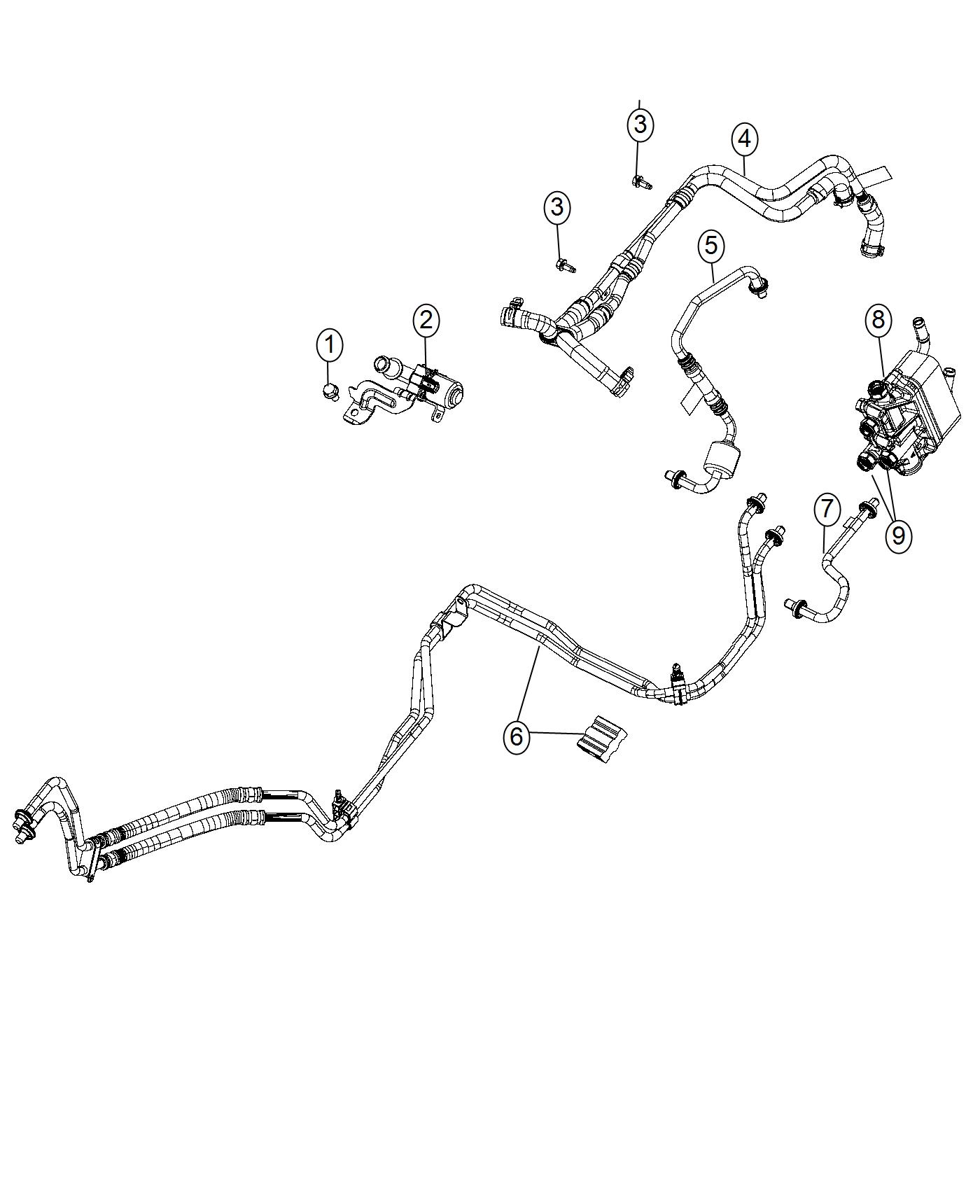 Diagram Trans Heater. for your Jeep Grand Cherokee  