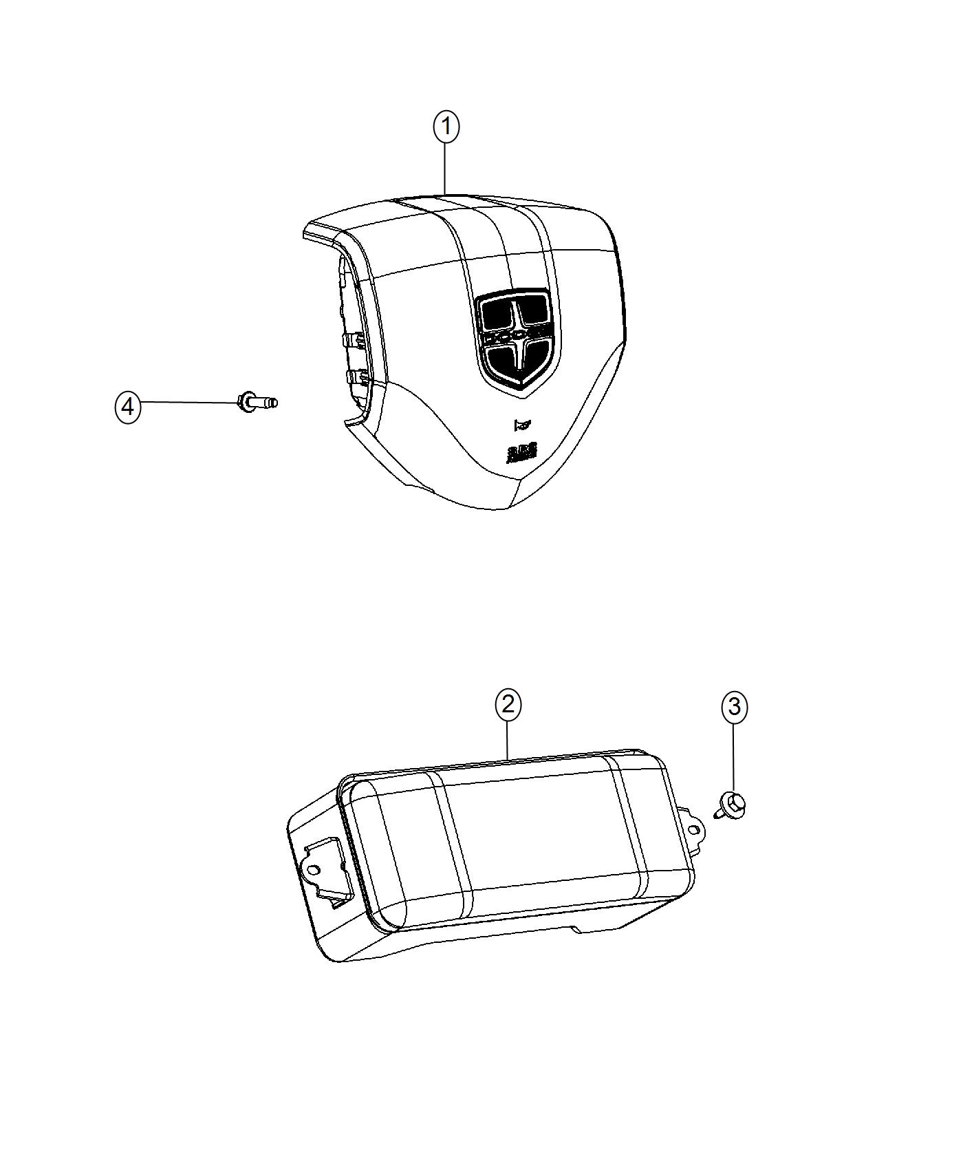 Air Bags Front. Diagram