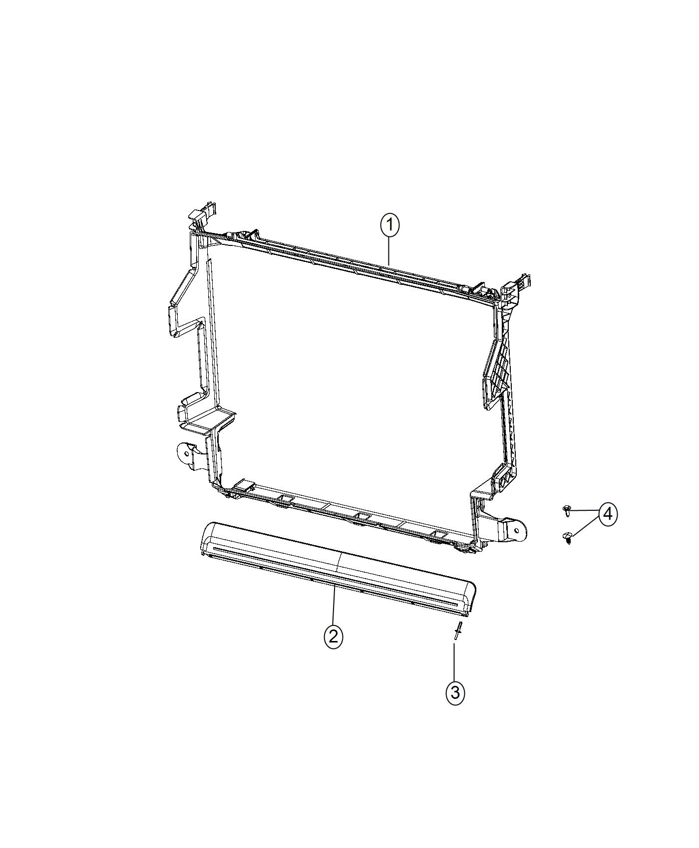 Diagram Shroud And Related Parts. for your Chrysler 300  M