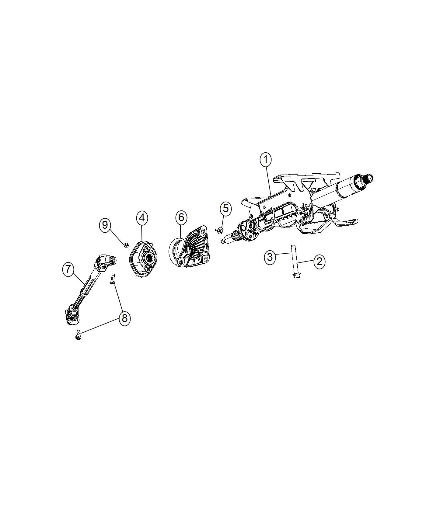 Diagram Steering Column. for your Chrysler 300  M