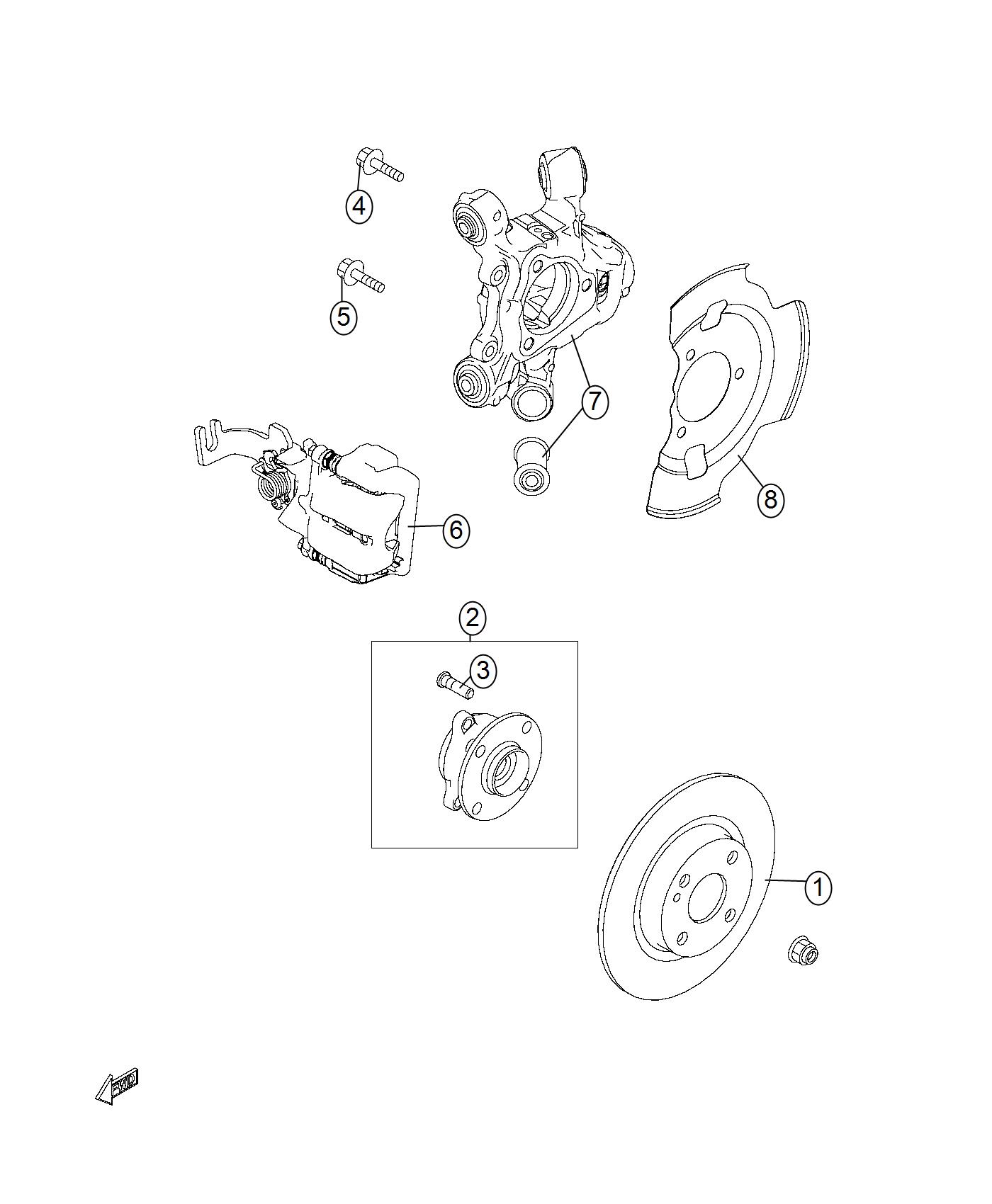 Brakes, Rear. Diagram