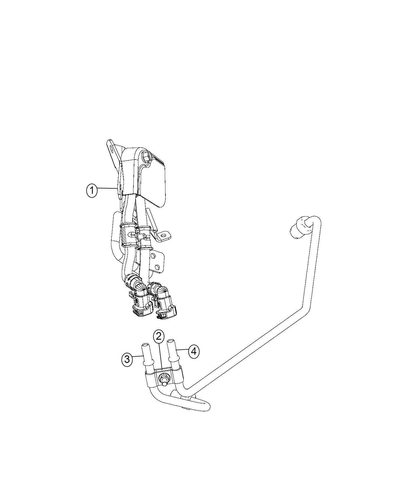 Diagram Differential Exhaust Pressure System. for your 2024 Jeep Compass  High Altitude 