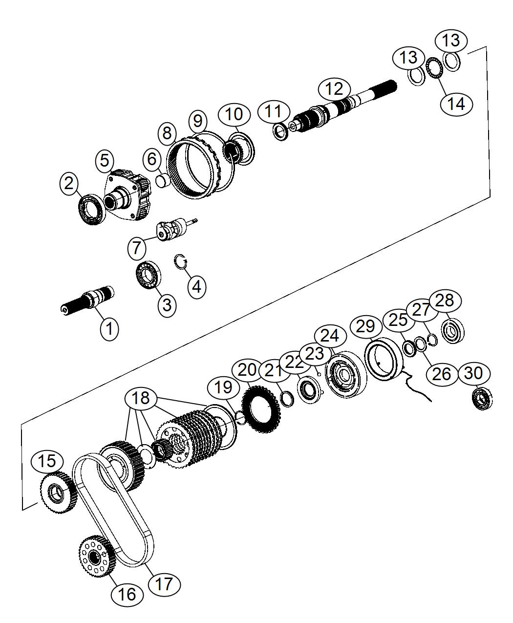 Diagram Gear Train. for your Ram 1500  