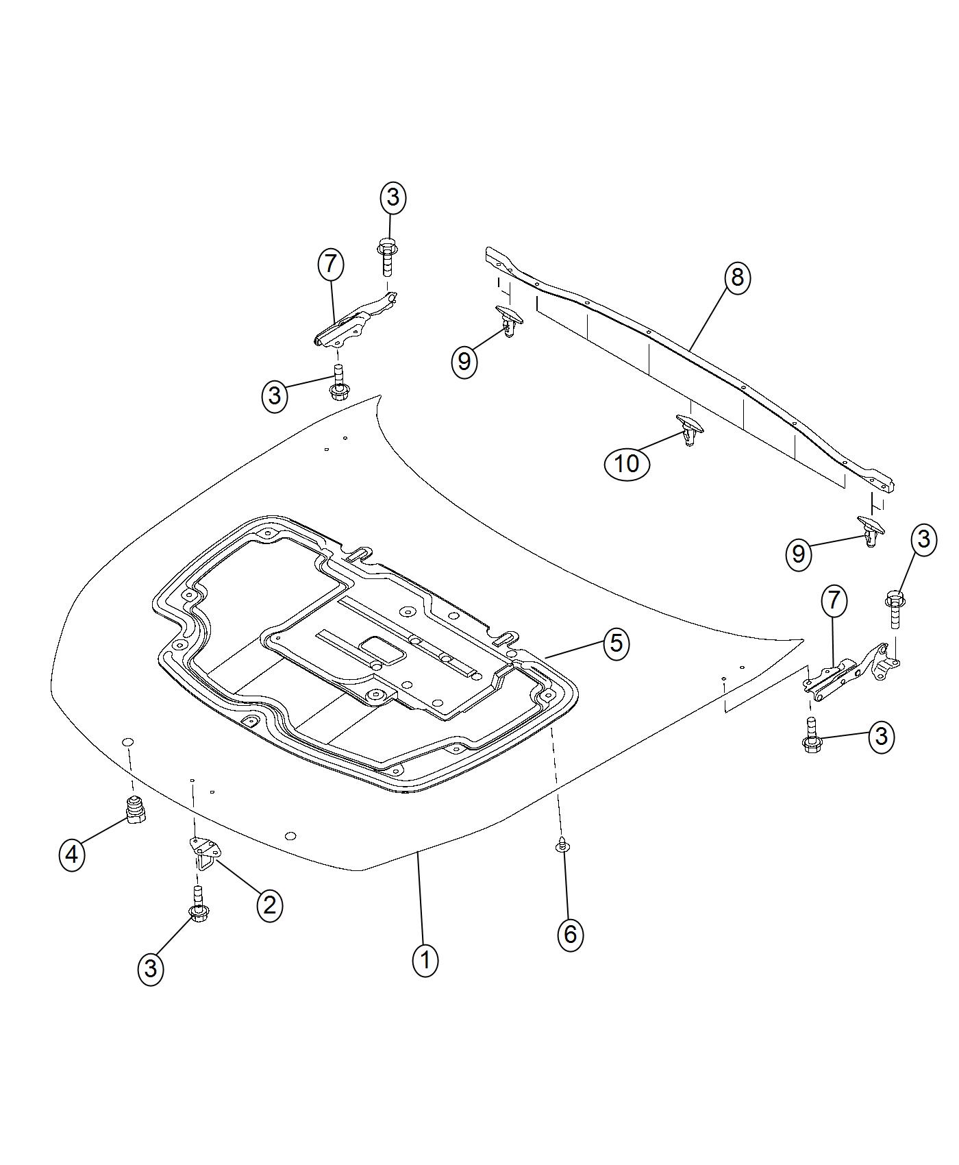 Hood. Diagram