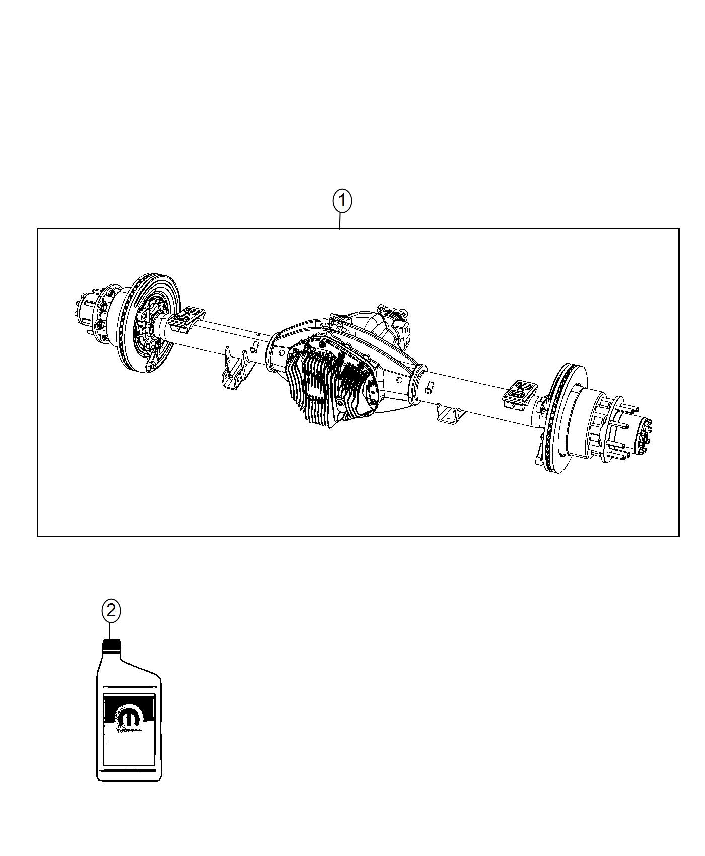 Diagram Axle Assembly. for your Chrysler 300  M