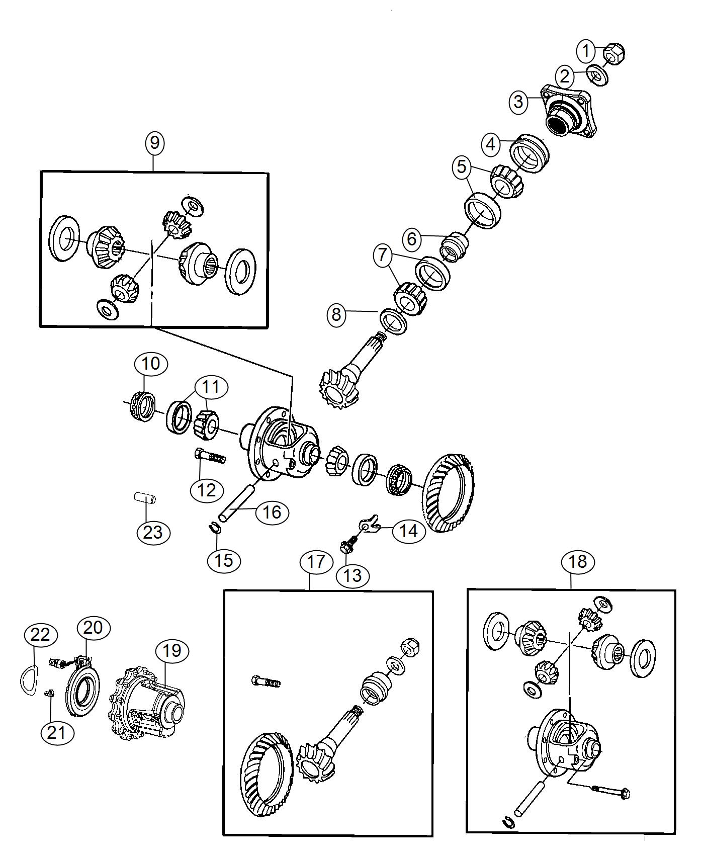 Differential Assembly. Diagram