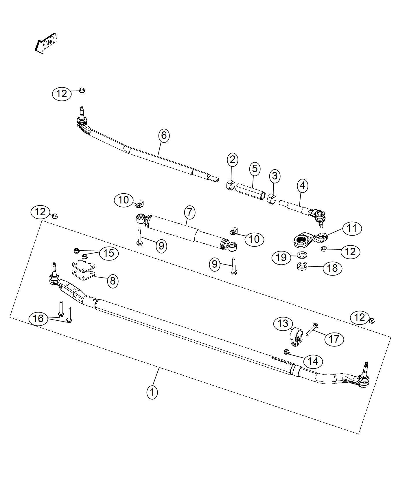 Steering Linkage. Diagram