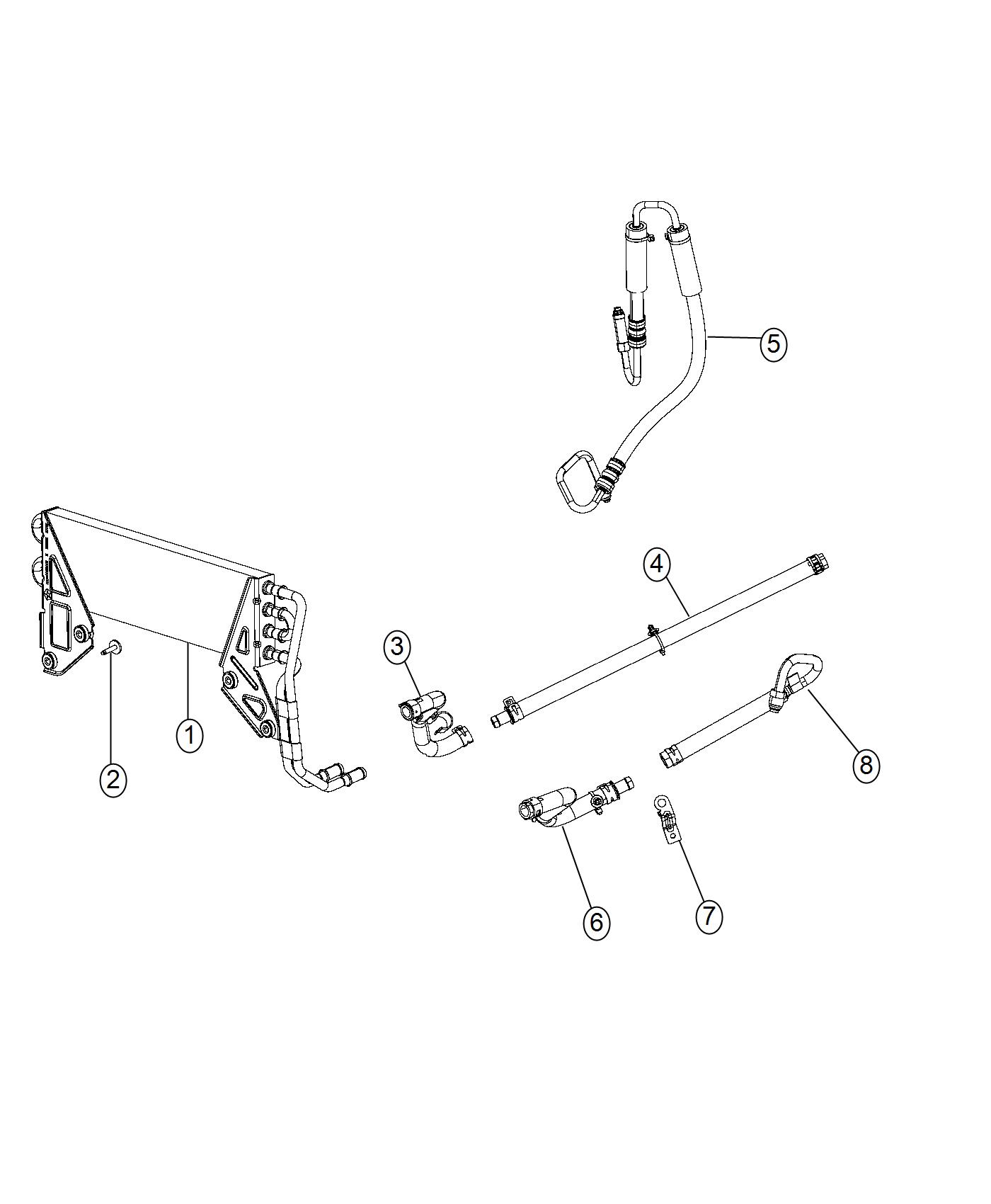 Power Steering Hoses [Powerwagon Off Road Group]. Diagram