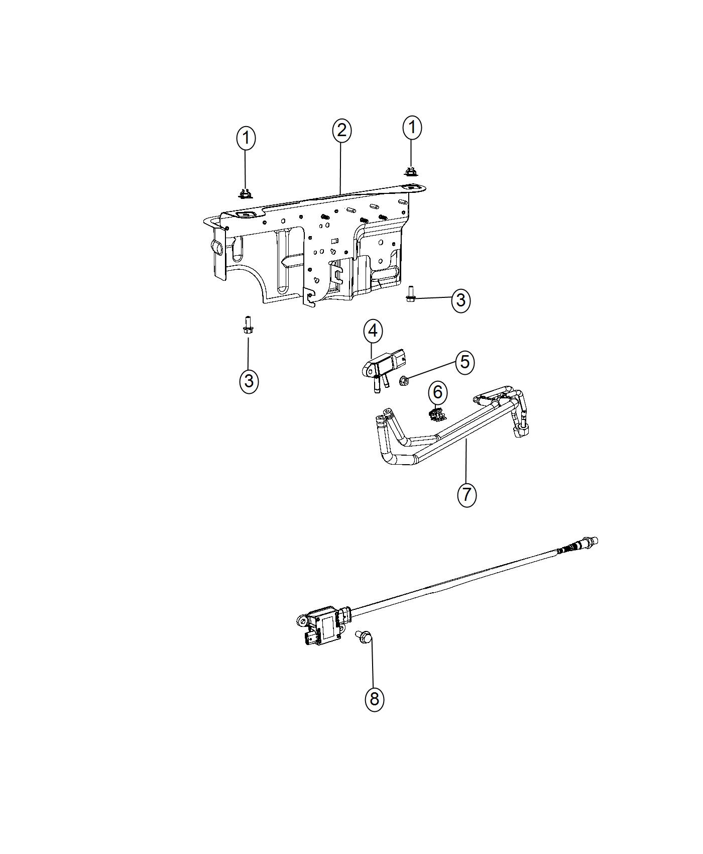 Diagram Differential Exhaust Pressure System. for your 2006 Dodge Charger   