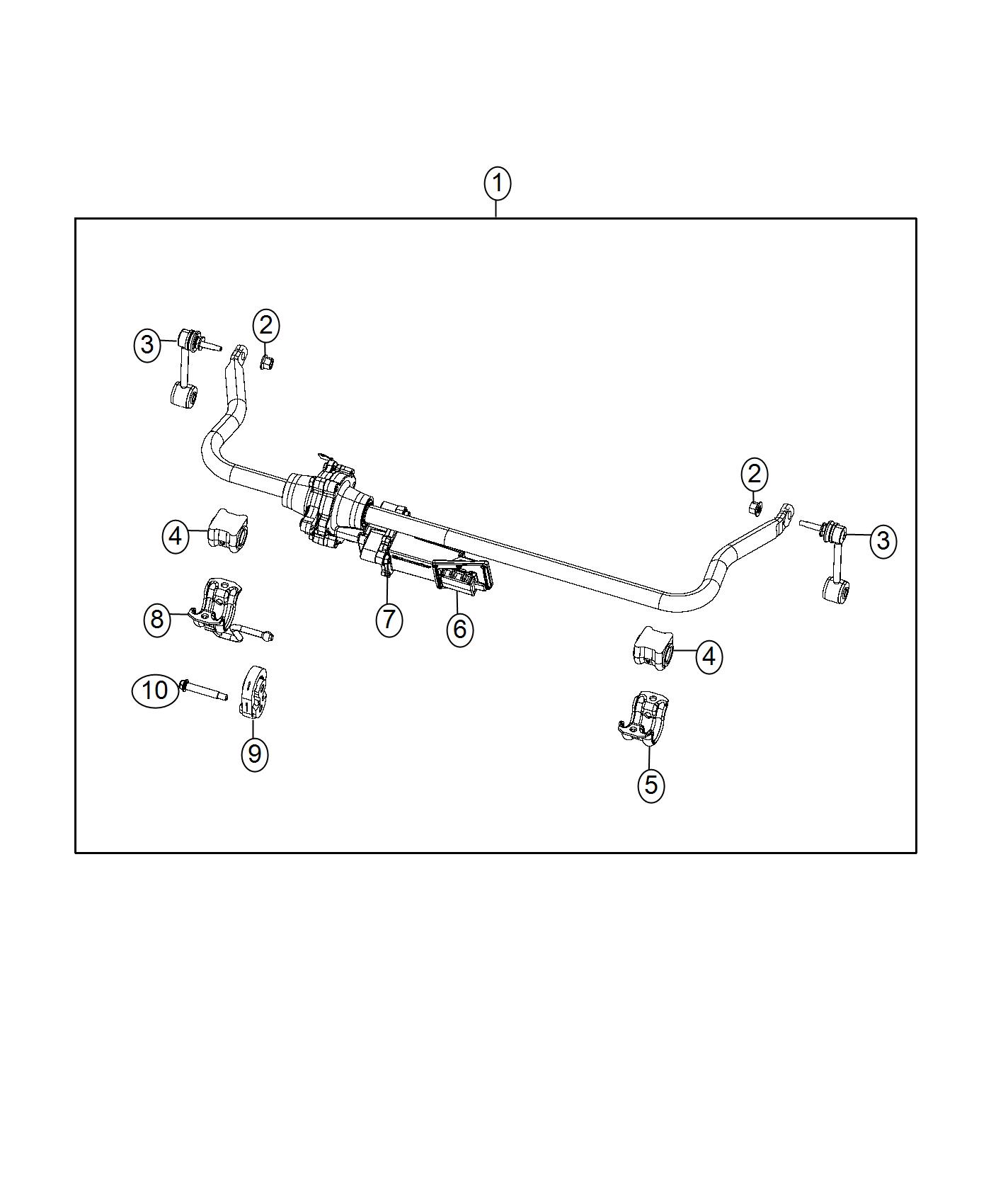 Diagram Electronic Stabilizer Bar Kit. for your Jeep Wrangler  