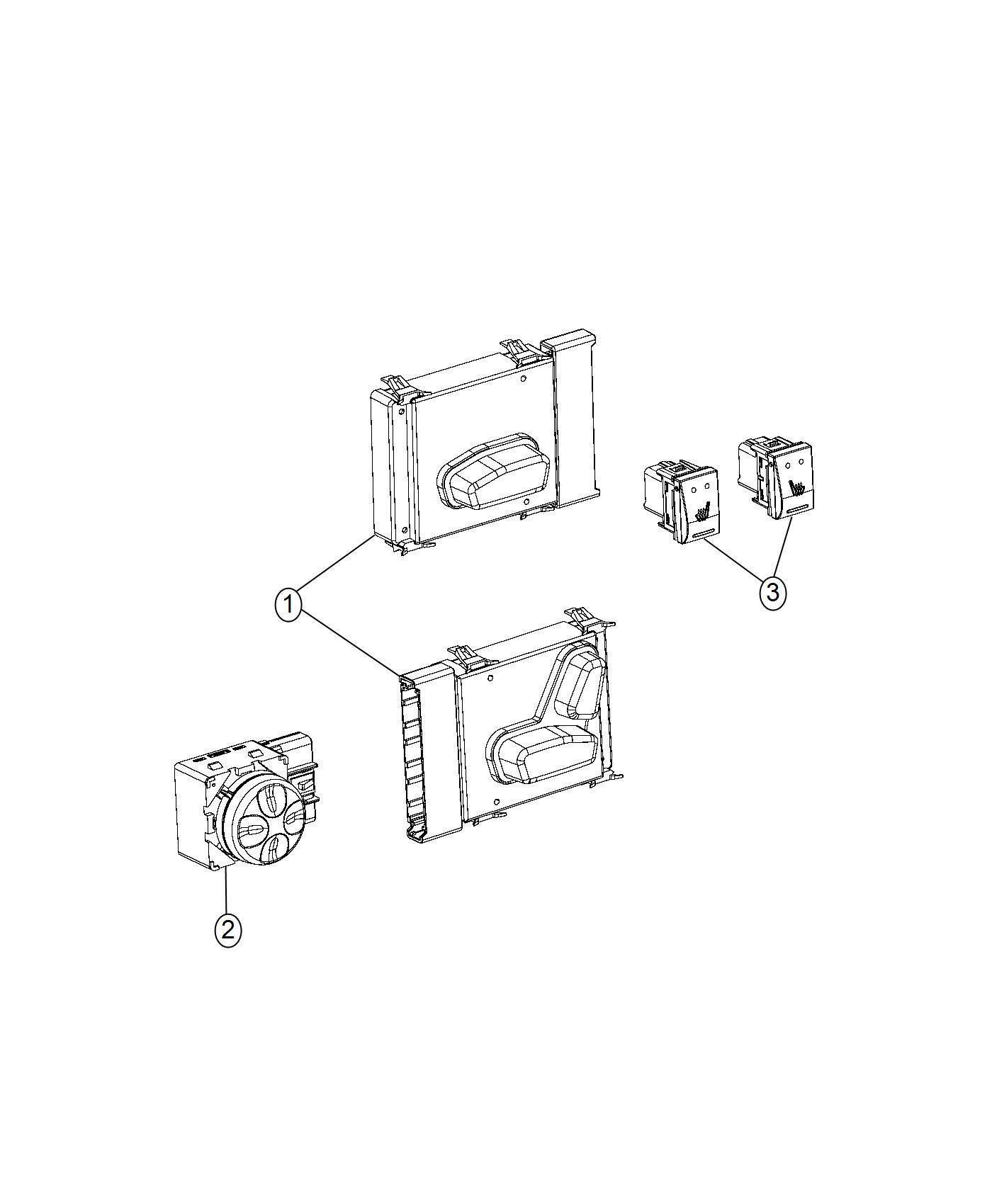 Switches, Seat. Diagram