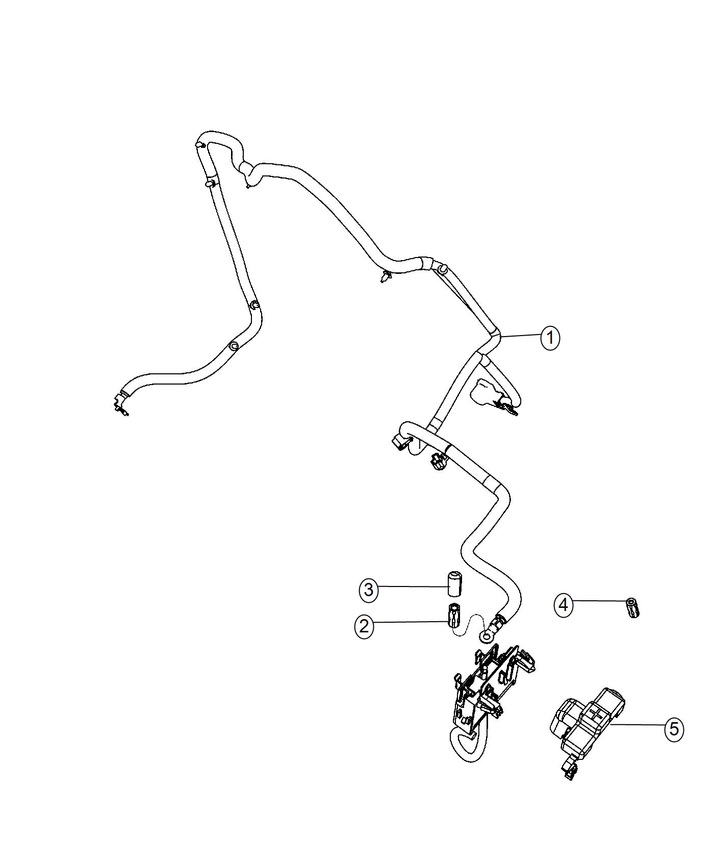 Diagram Battery Wiring. for your 2024 Fiat 500E 400V GKN097 FR ELEC DRIVE MOTOR Red 