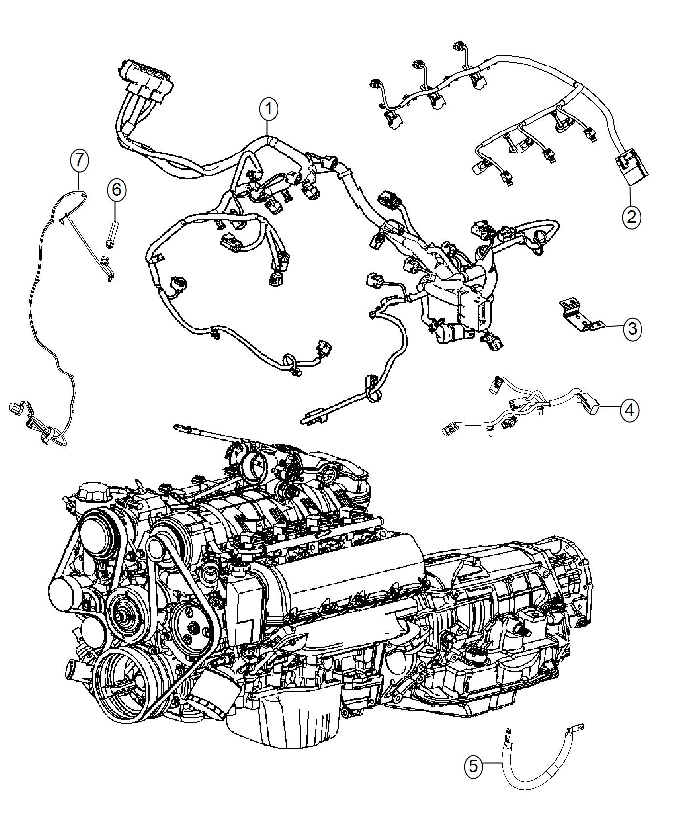 Diagram Wiring, Engine. for your 2005 Ram 1500   