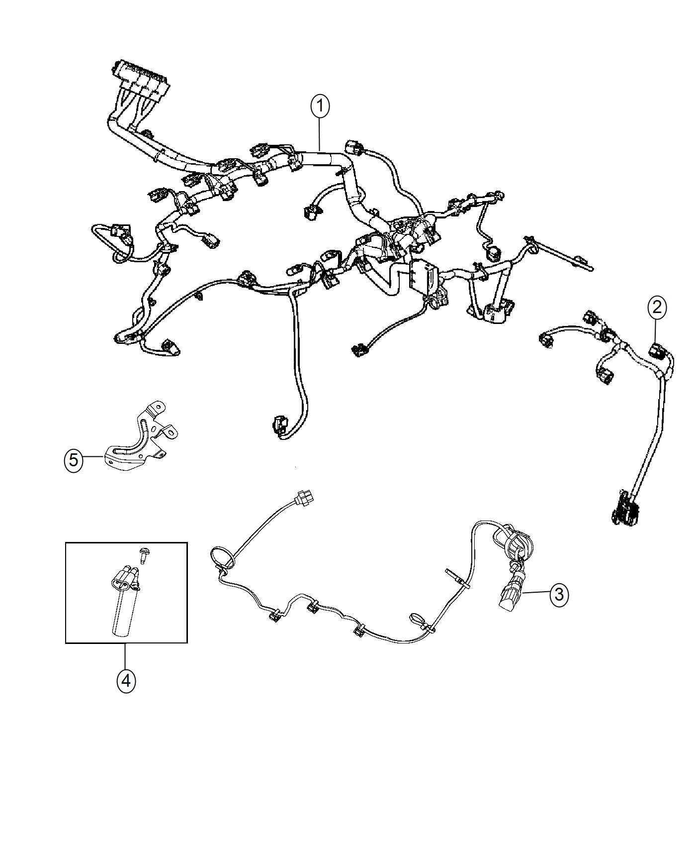 Diagram Wiring, Engine. for your Jeep