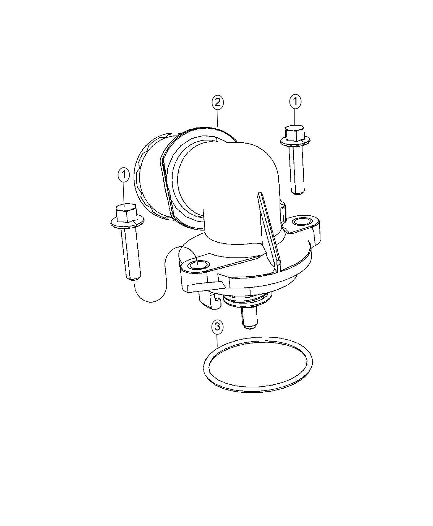 Diagram Thermostat. for your Chrysler 300  M