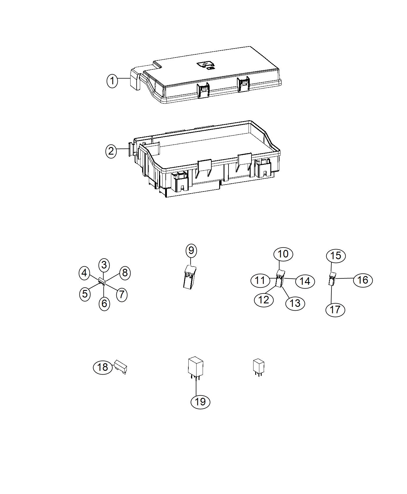 Diagram Power Distribution Center. for your Ram