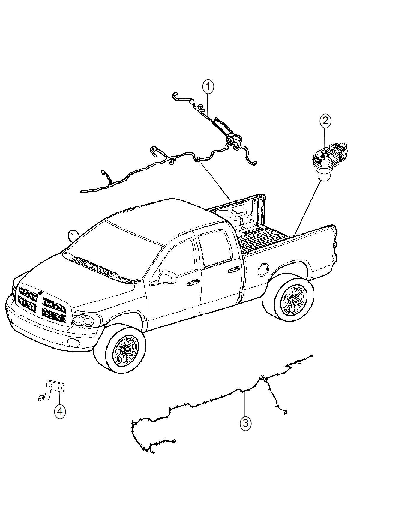 Diagram Wiring, Chassis and Underbody. for your 2021 Ram 1500  Tradesman Crew Cab 