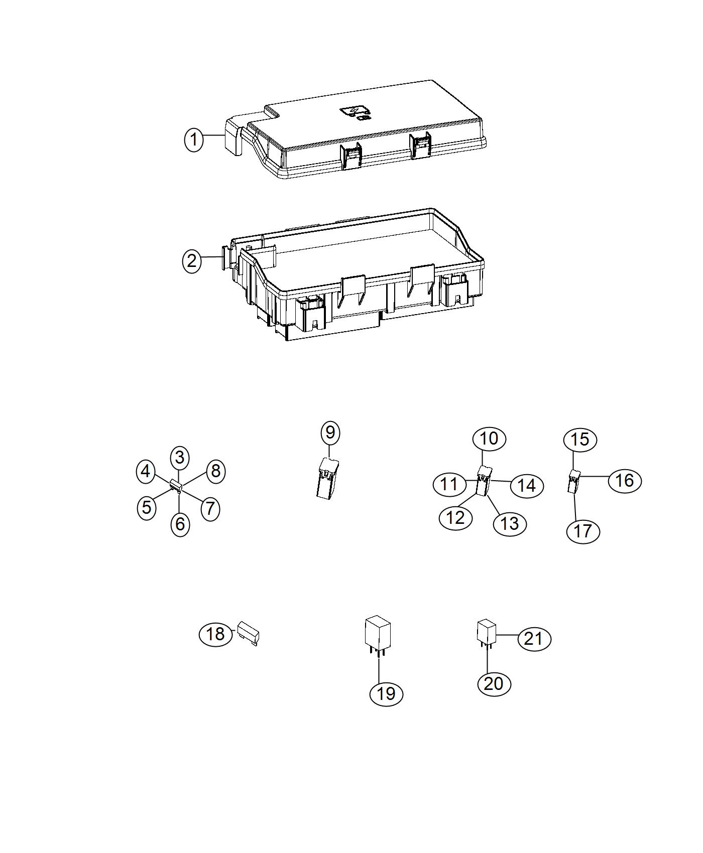 Diagram Power Distribution Center. for your Ram 5500  