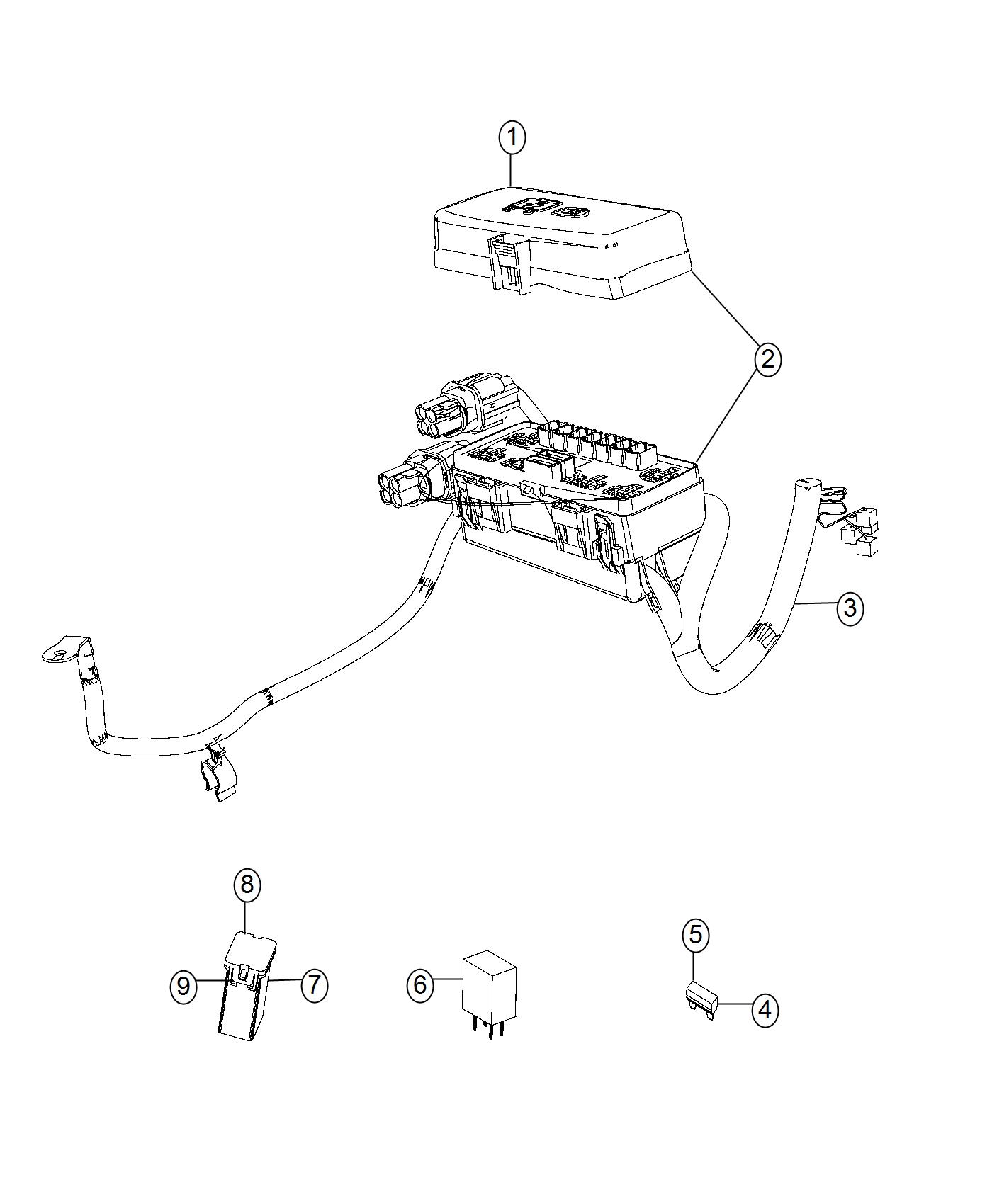 Diagram Auxiliary and Intregal PDC. for your Ram 5500  