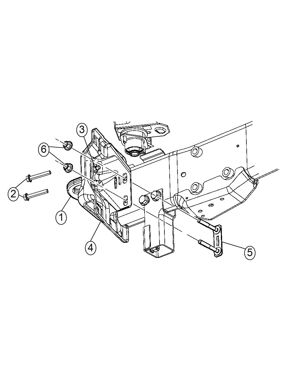 Diagram Tow Hooks, Front. for your 2015 Dodge Durango   