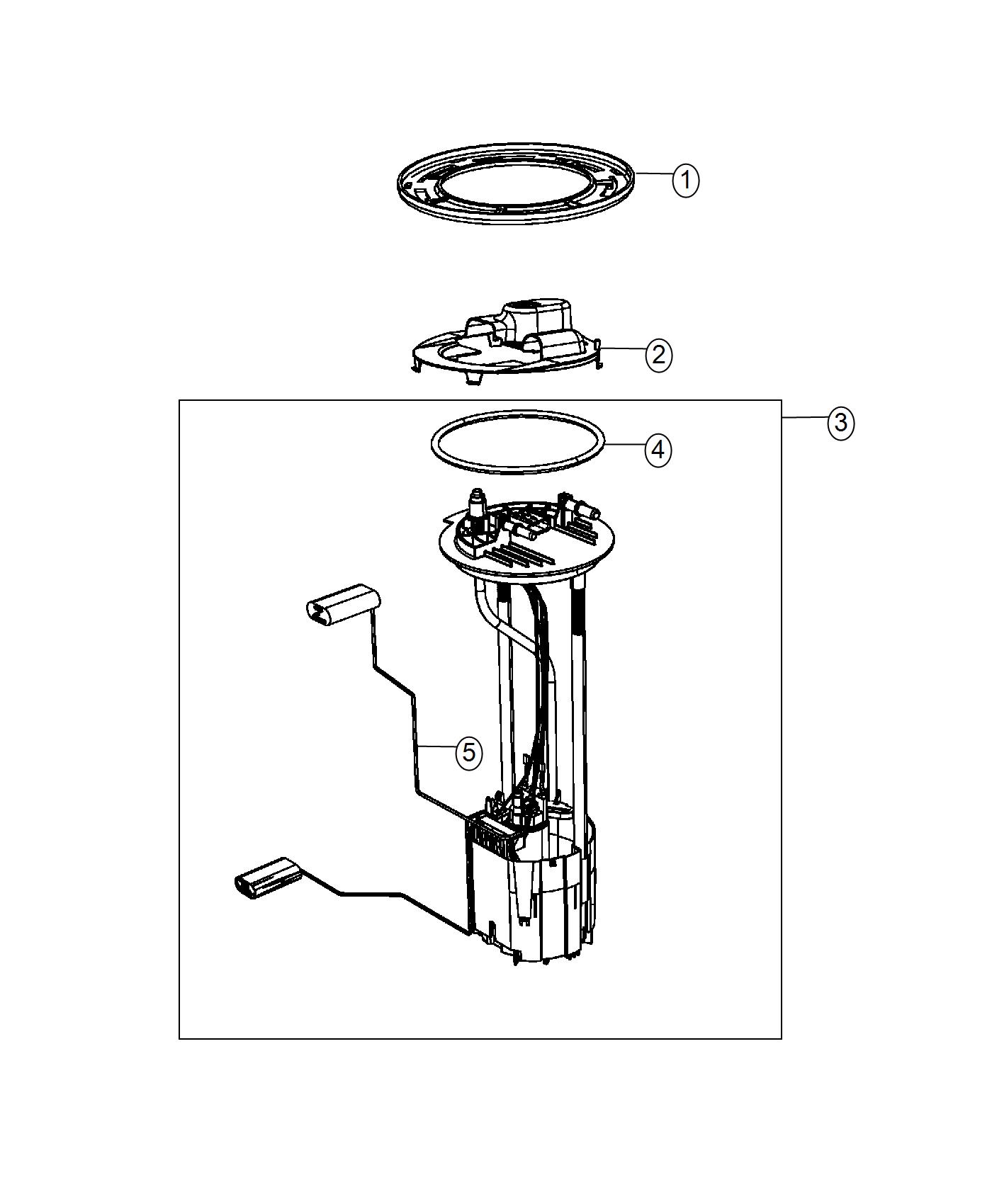 Diagram Fuel Pump Module. for your Ram 4500  