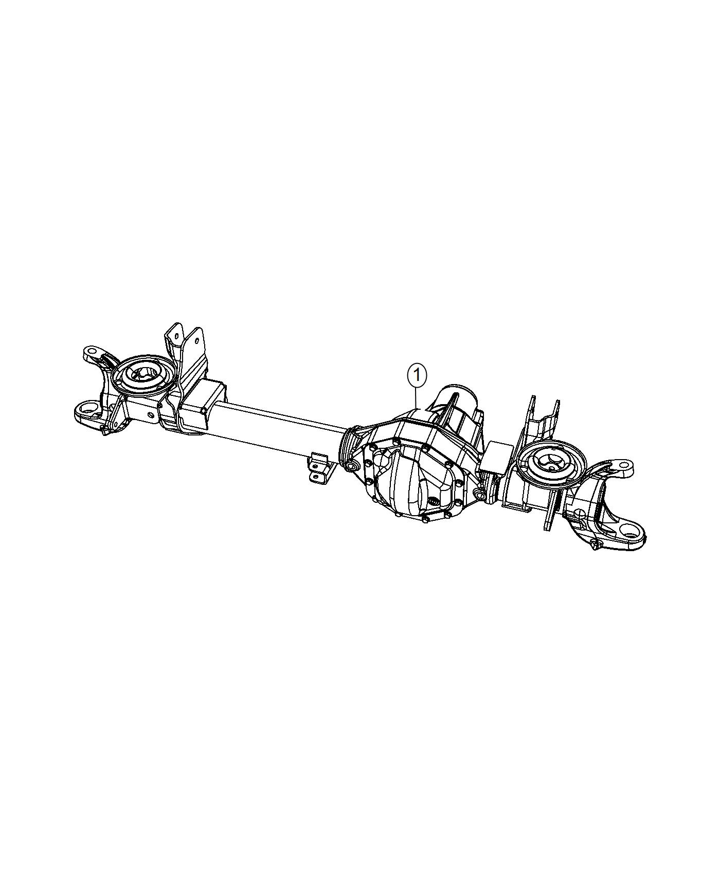 Diagram Axle Assembly. for your 2017 Ram 5500  CREW CAB CHASSIS 