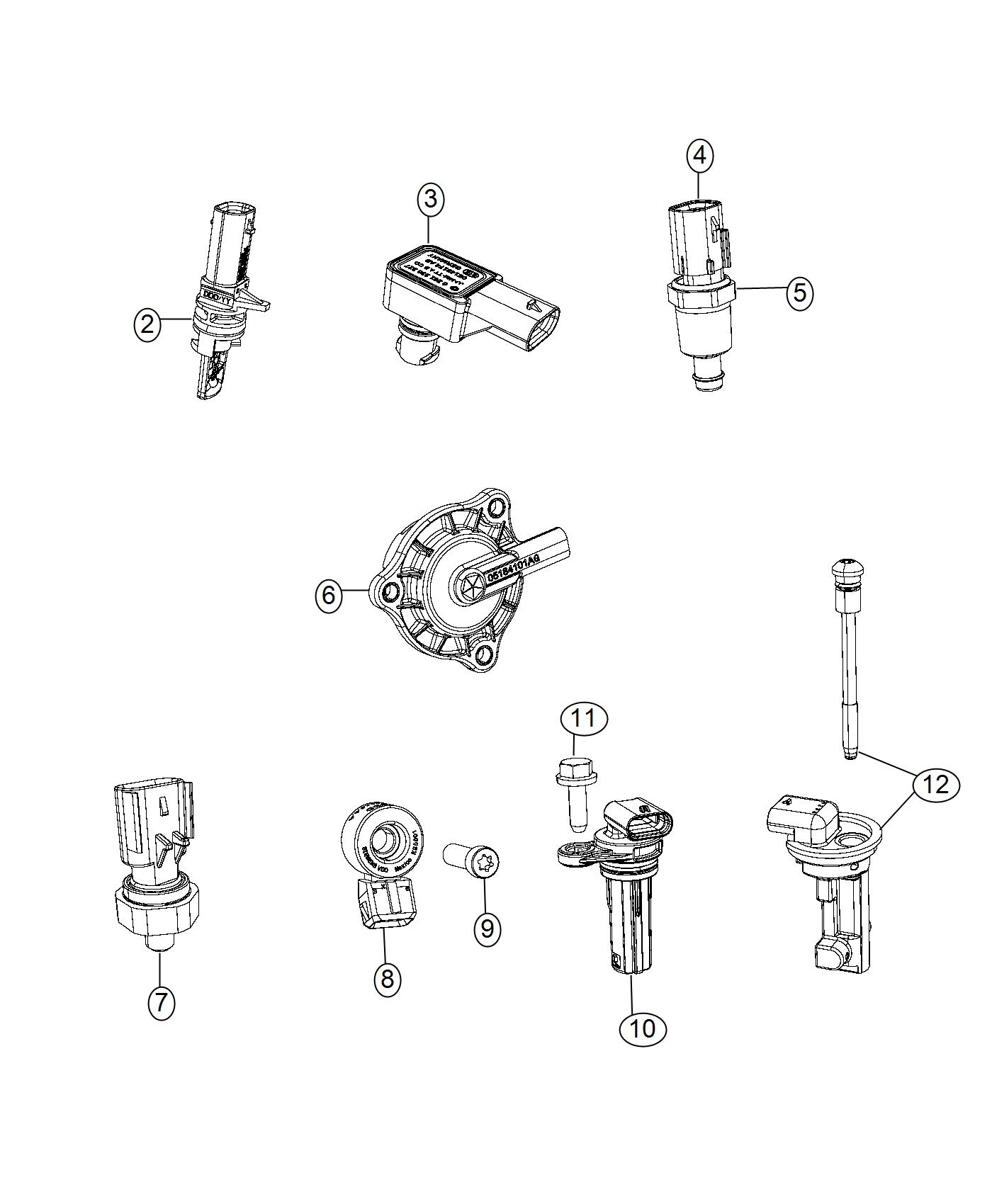 Diagram Sensors, Engine. for your Ram ProMaster  