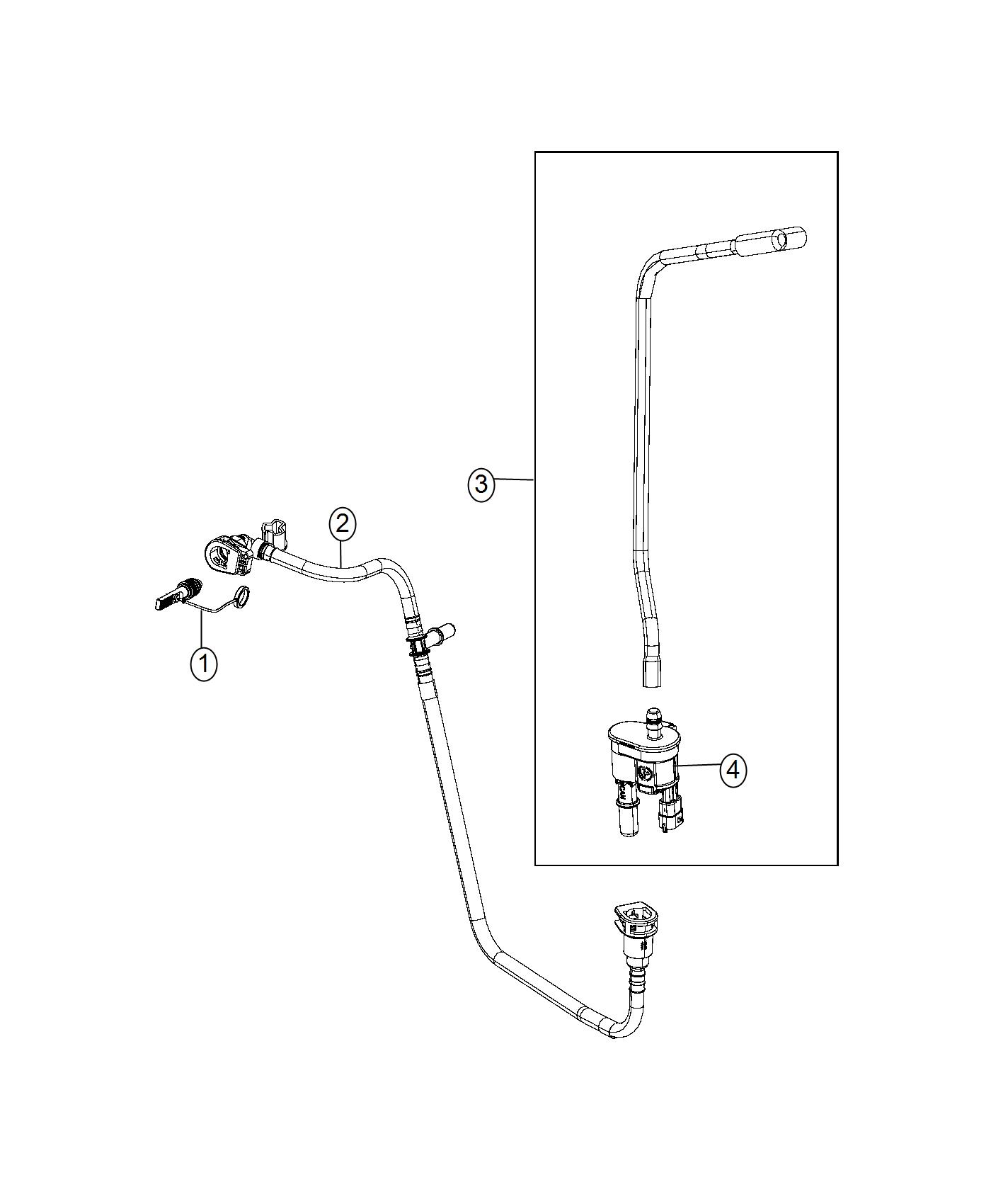 Diagram Emission Control Vacuum Harness. for your Jeep