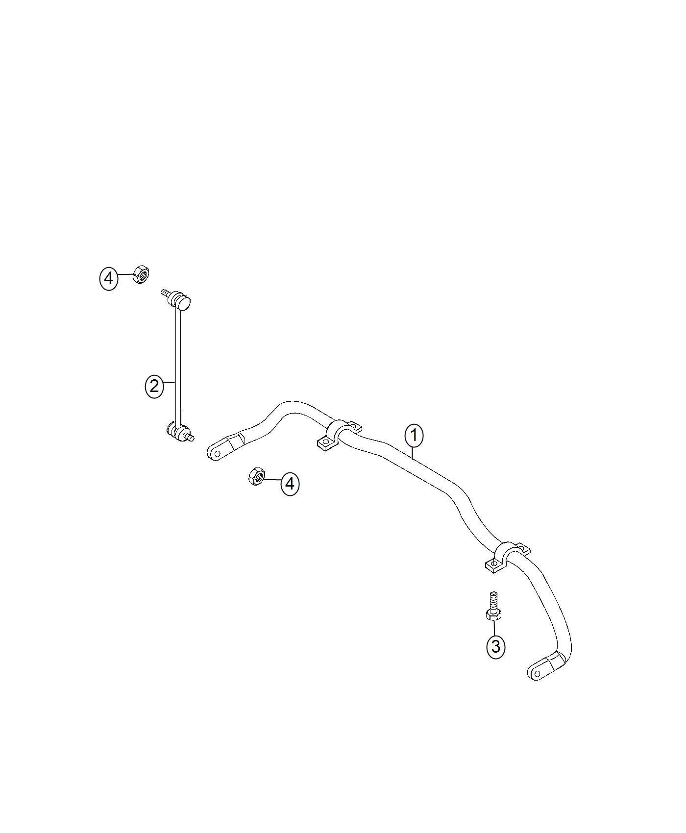 Stabilizer Bar, Front. Diagram