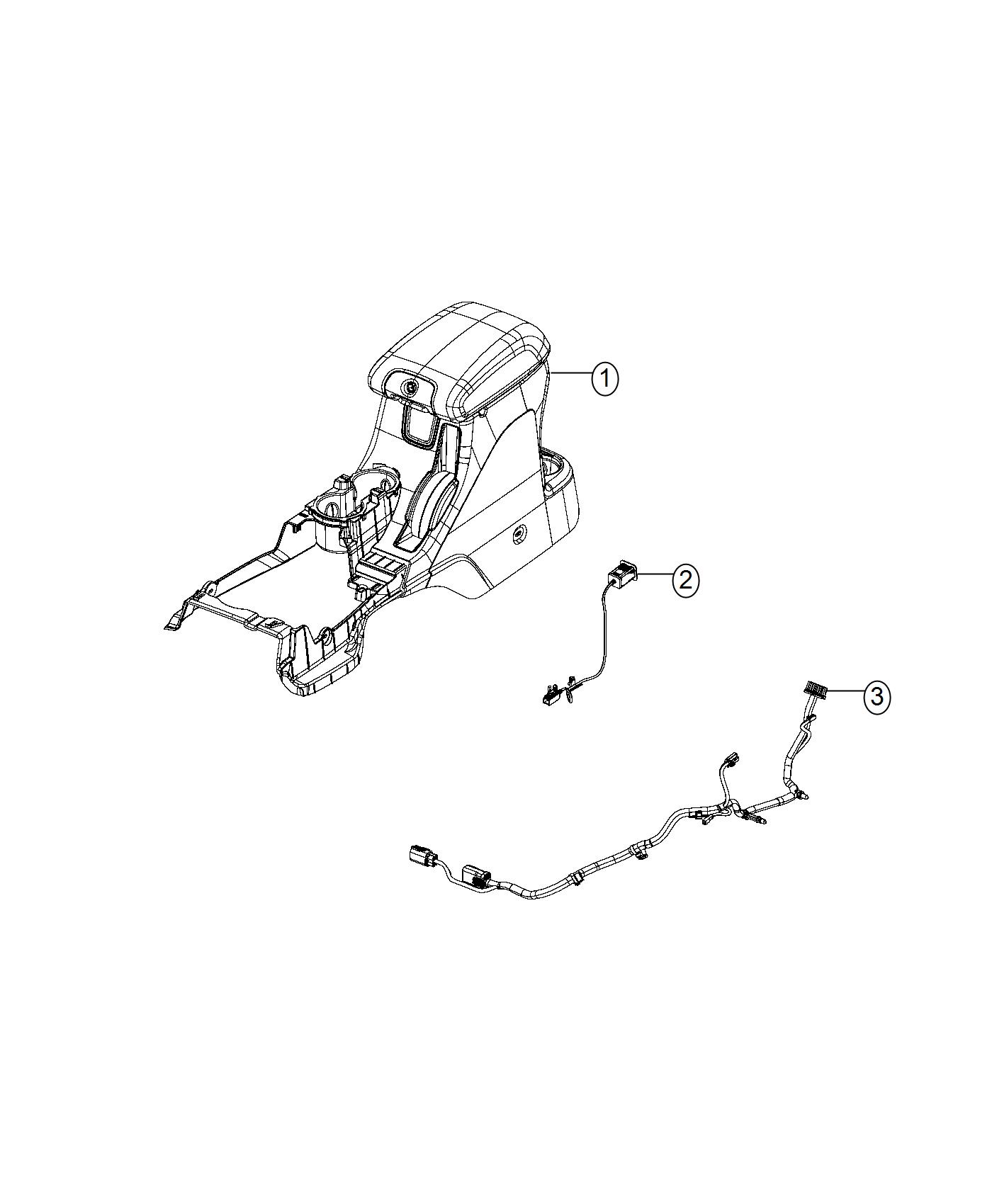 Diagram Wiring, Console. for your Jeep