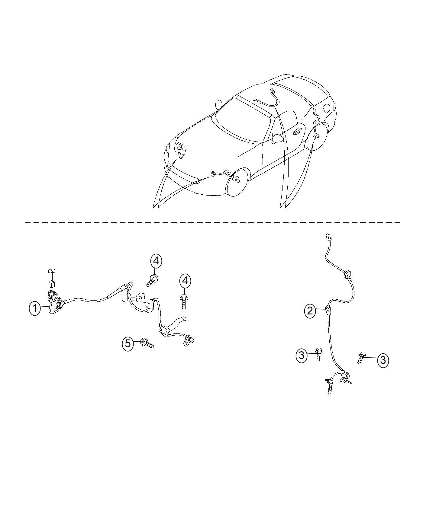 Sensor, Anti-Lock Brake. Diagram