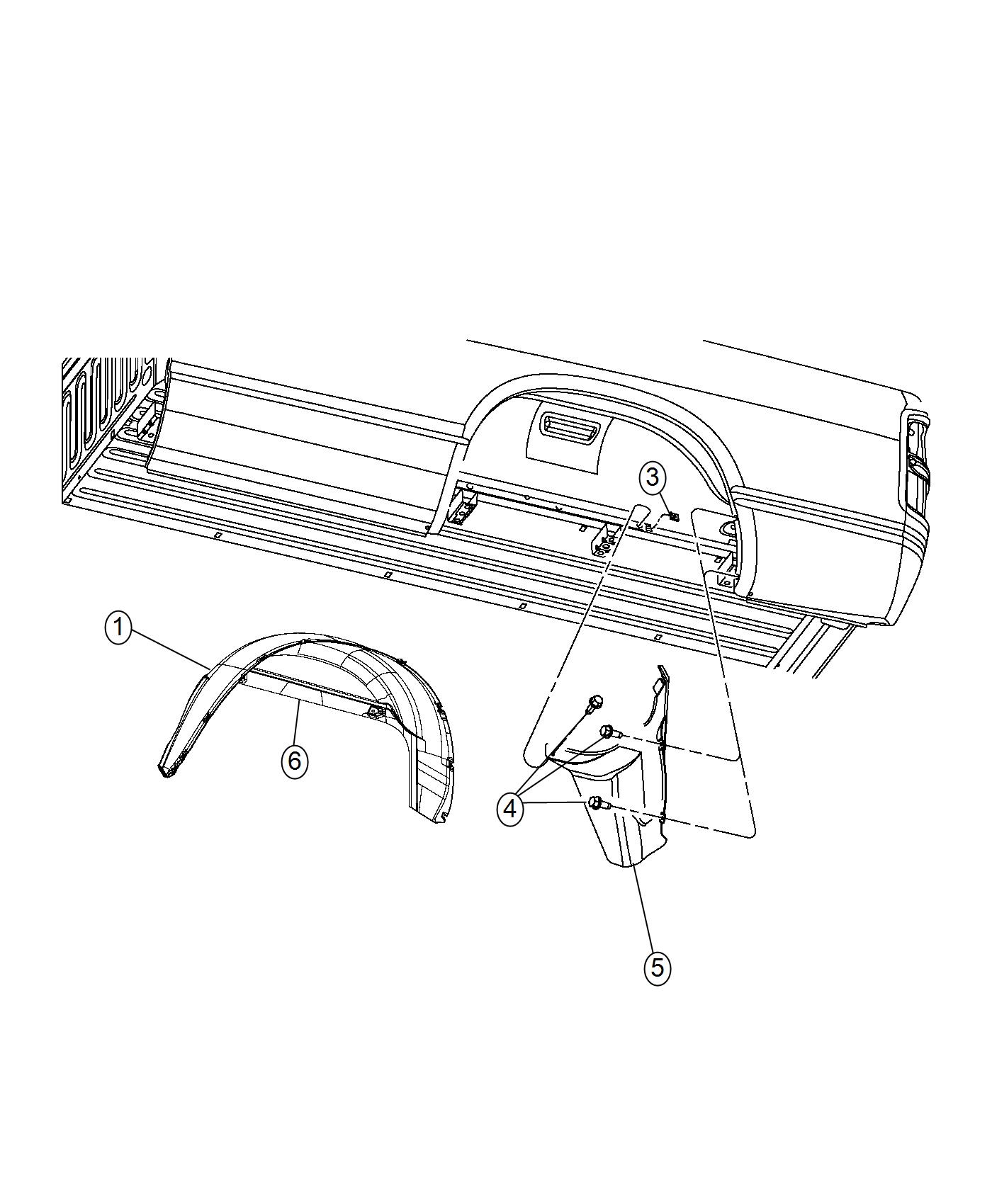 Rear Wheelhouse Shields. Diagram