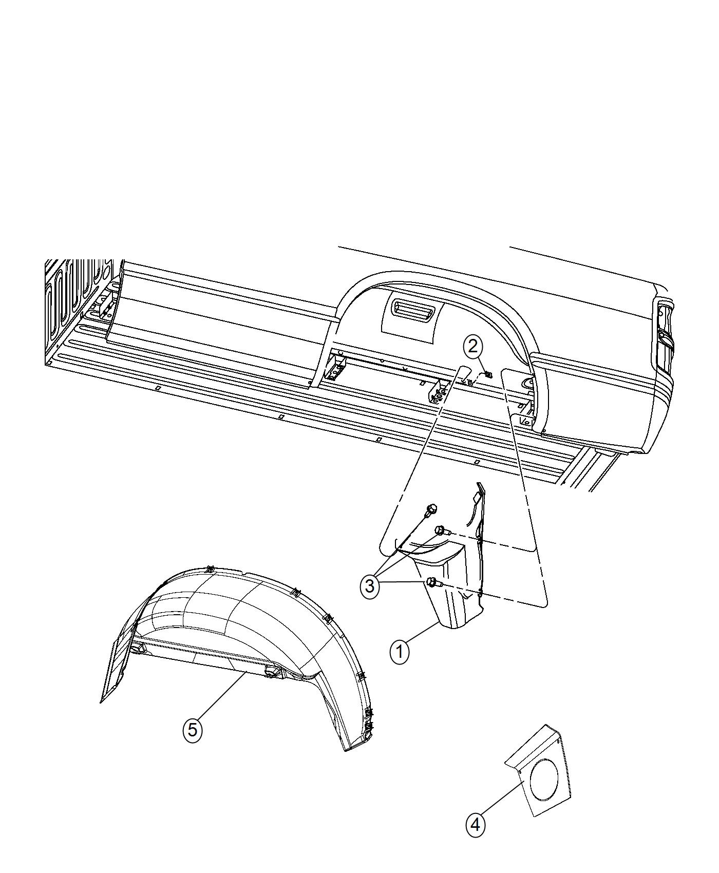 Rear Wheel House Shields. Diagram