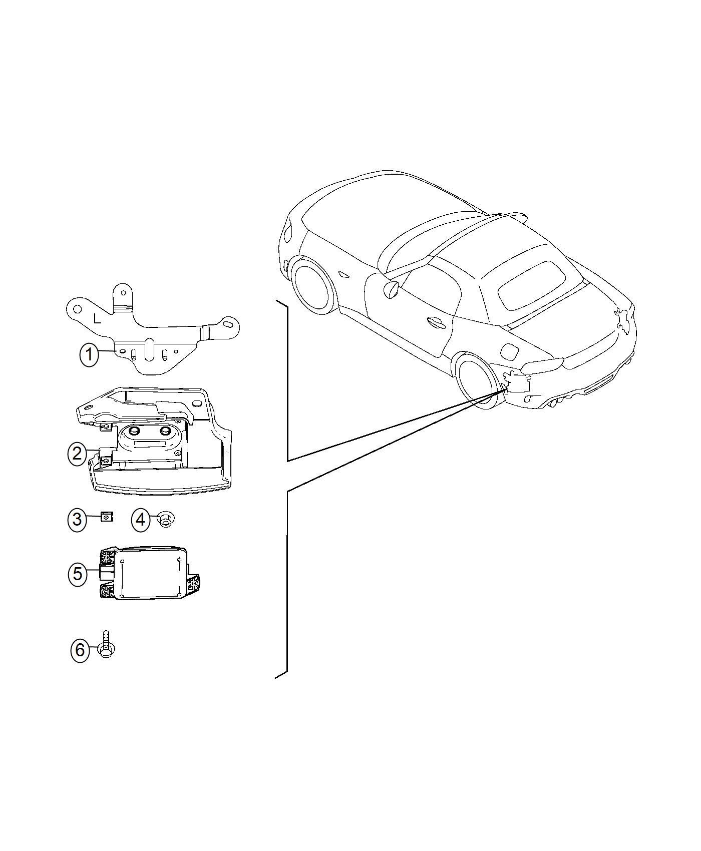 Sensor, Park Assist. Diagram