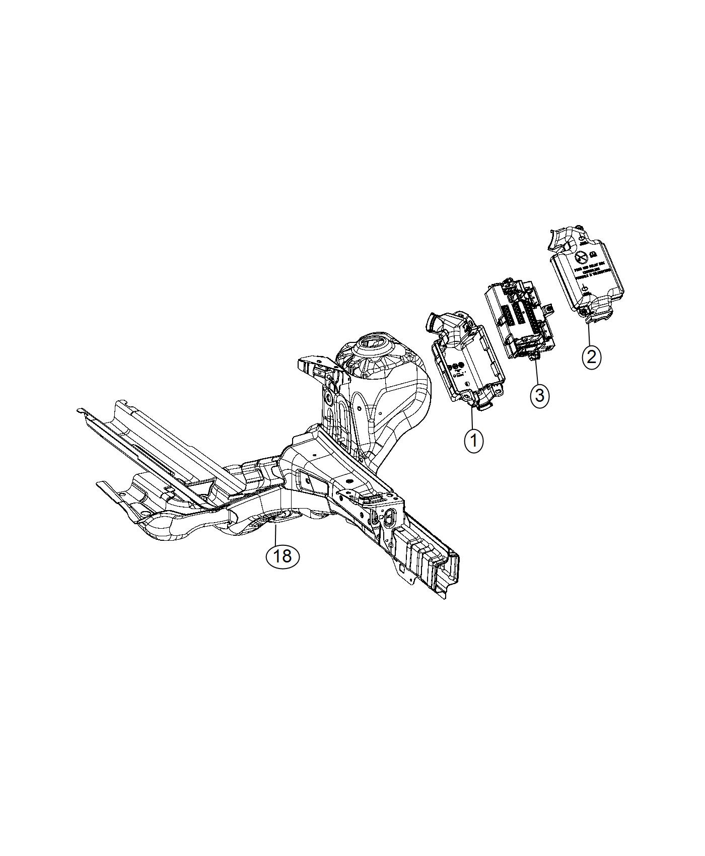 Diagram Compartment, Power Distribution Cover, Fuses In Engine. for your 2017 Ram PROMASTER CITY WAGON   