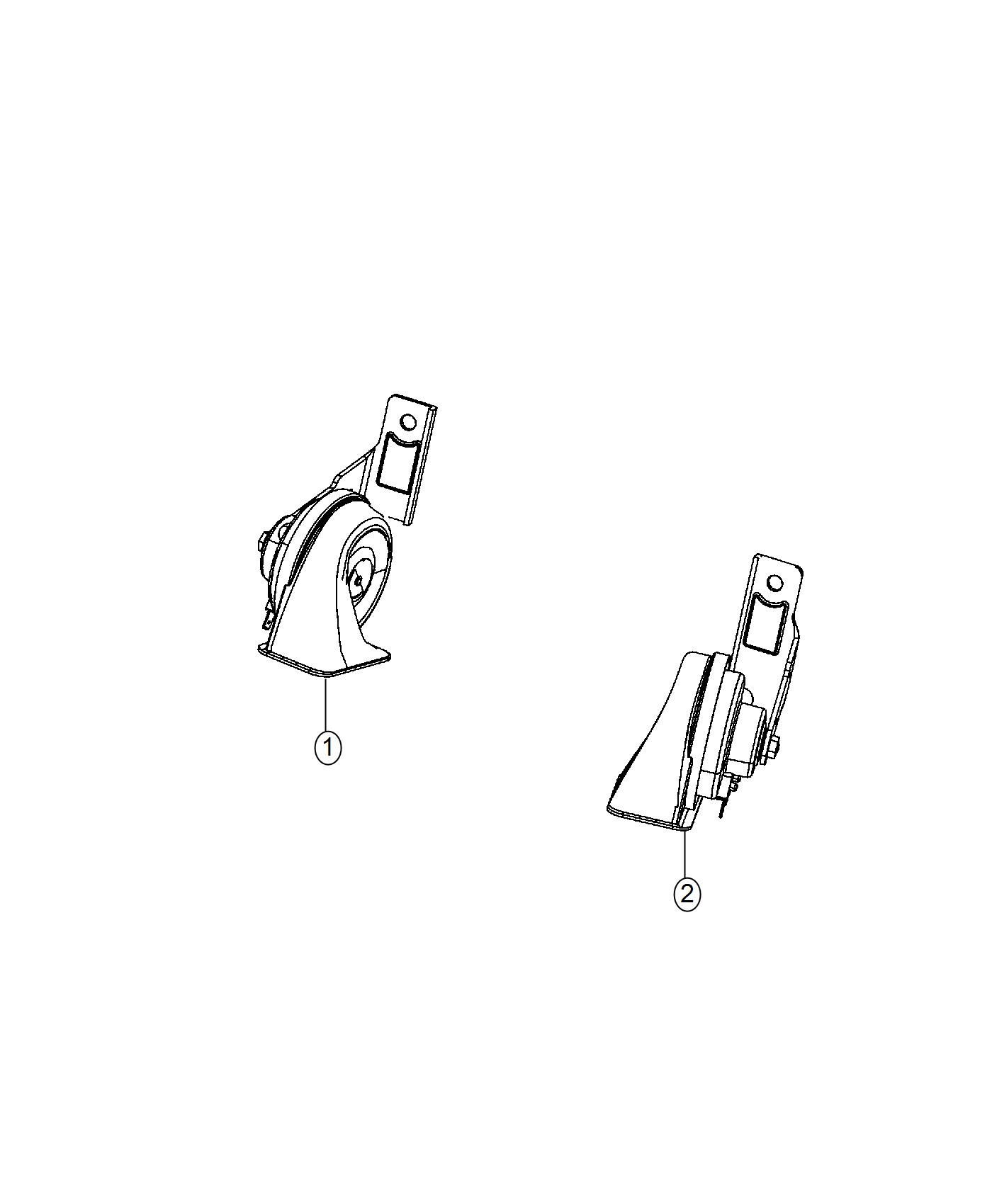 Diagram Horns. for your 2000 Chrysler 300  M 