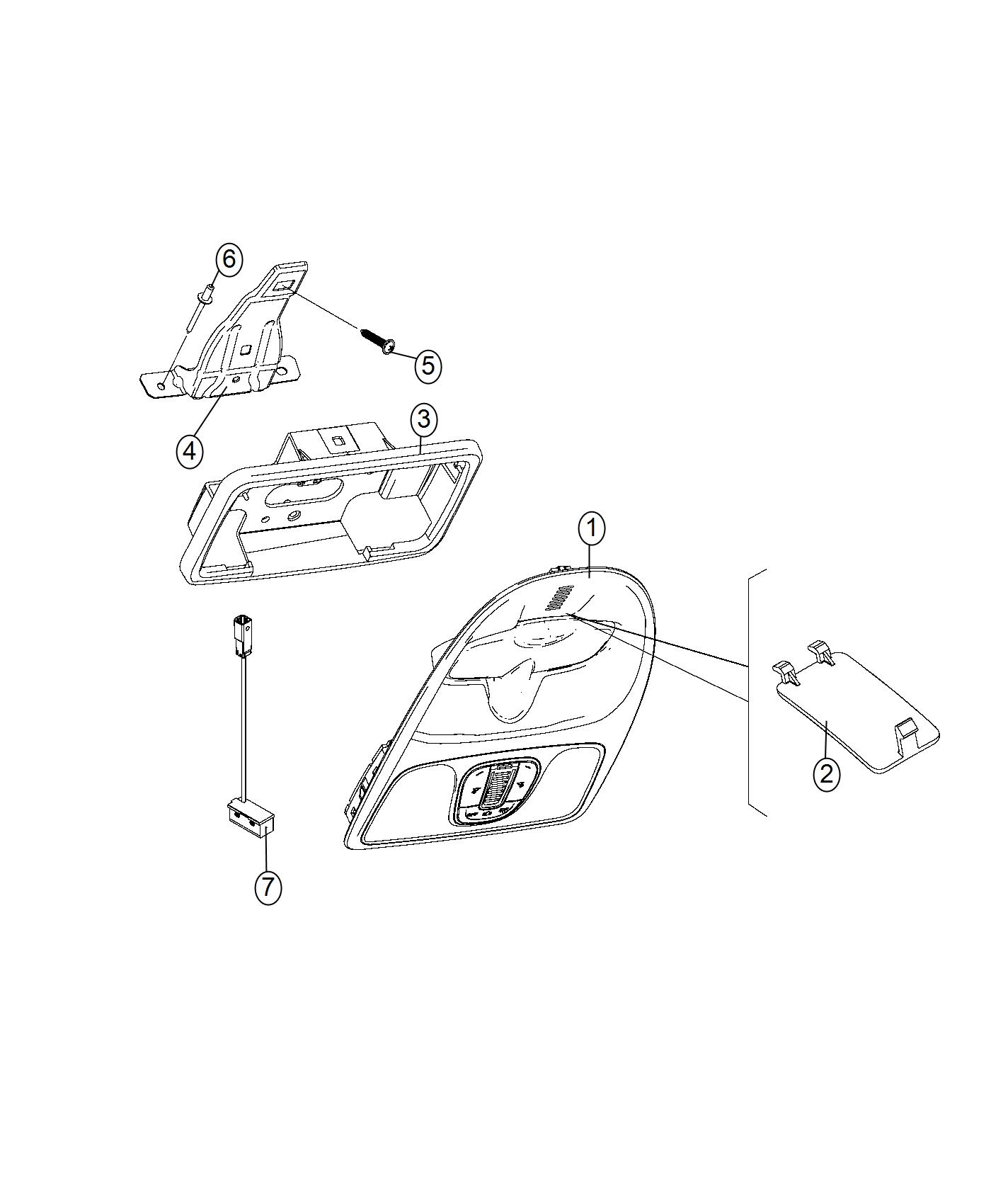 Overhead Console. Diagram