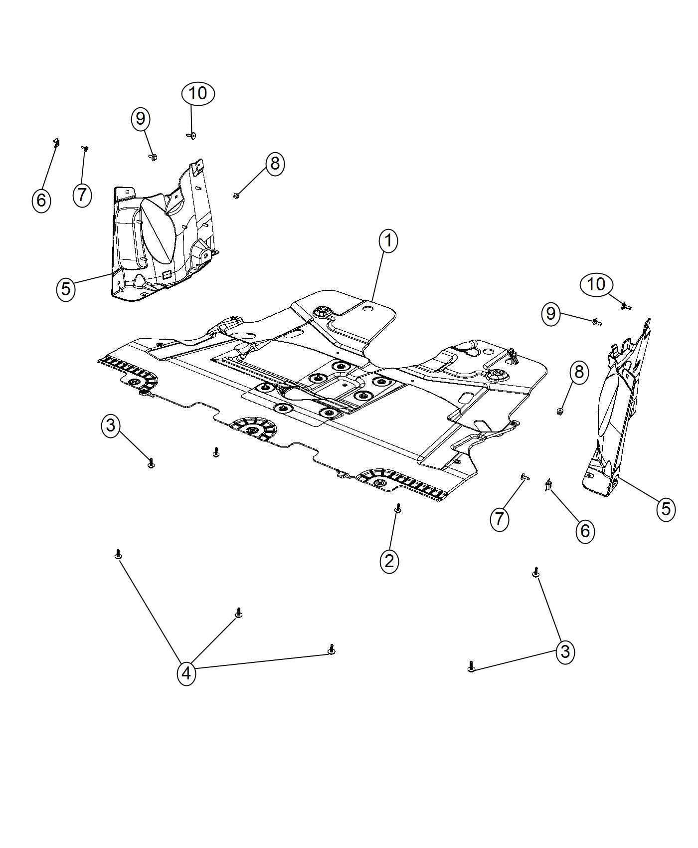 Belly Pan. Diagram