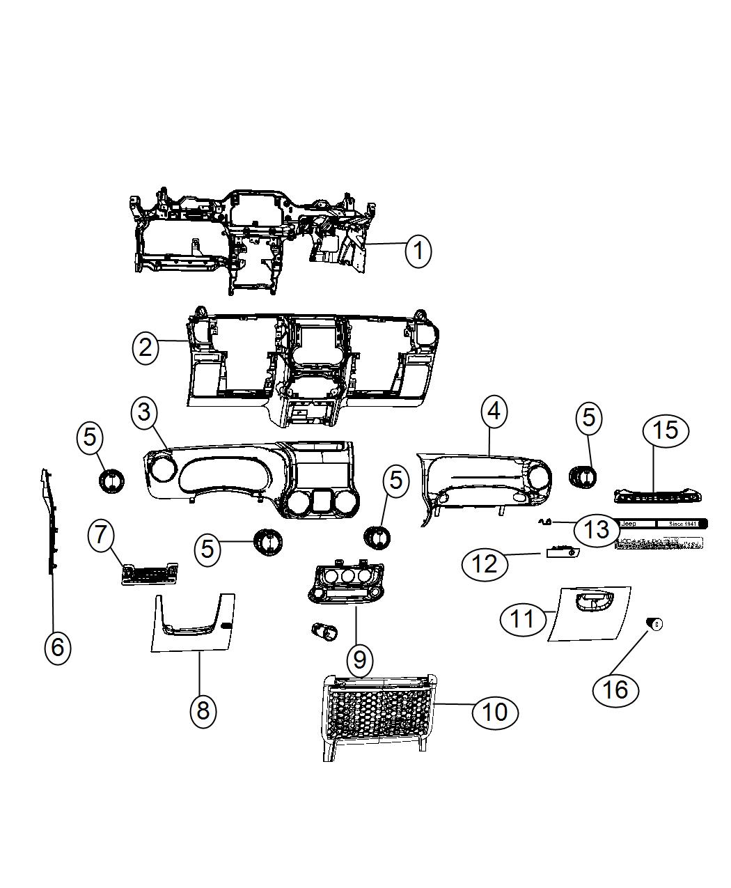 Diagram Instrument Panel. for your 1999 Chrysler 300  M 