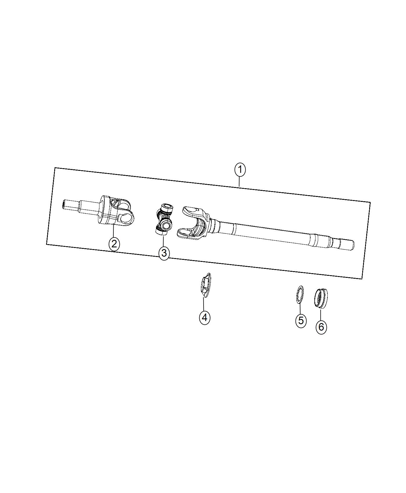 Diagram Shafts, Axle. for your 2001 Chrysler 300  M 