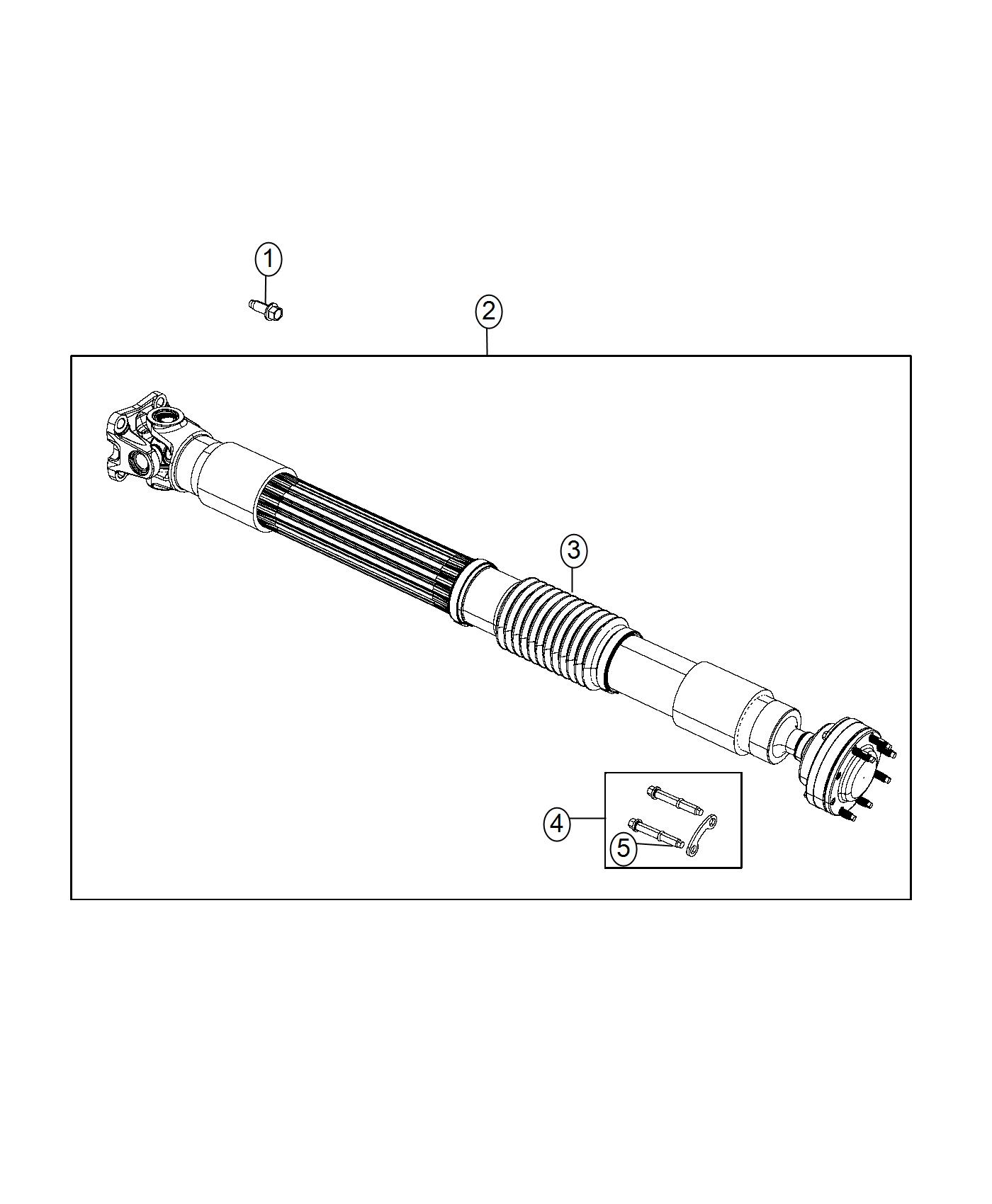 Full size assembly image of Shaft, Drive. (1/1)
