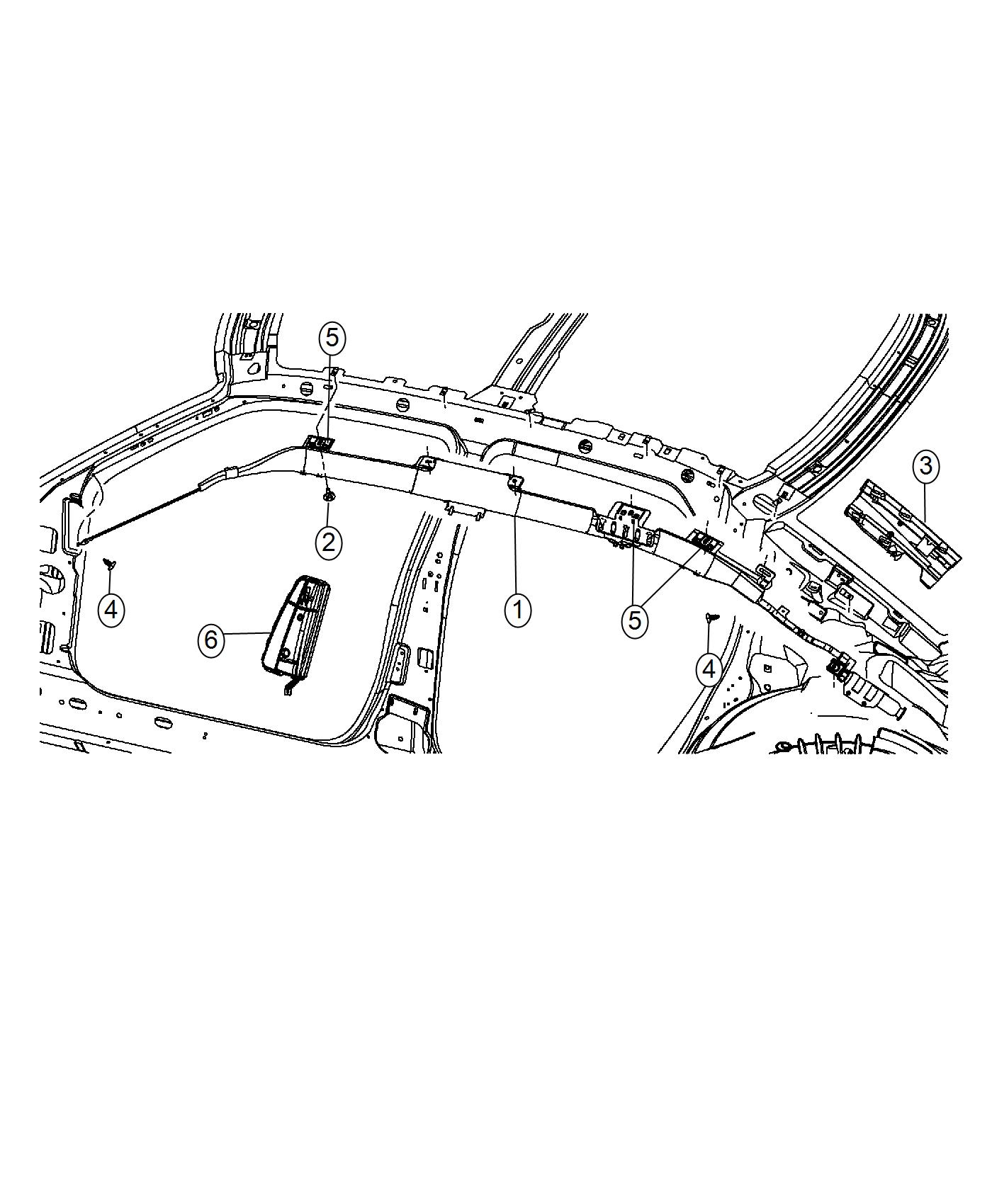 Diagram Air Bag Side. for your 1999 Chrysler 300  M 