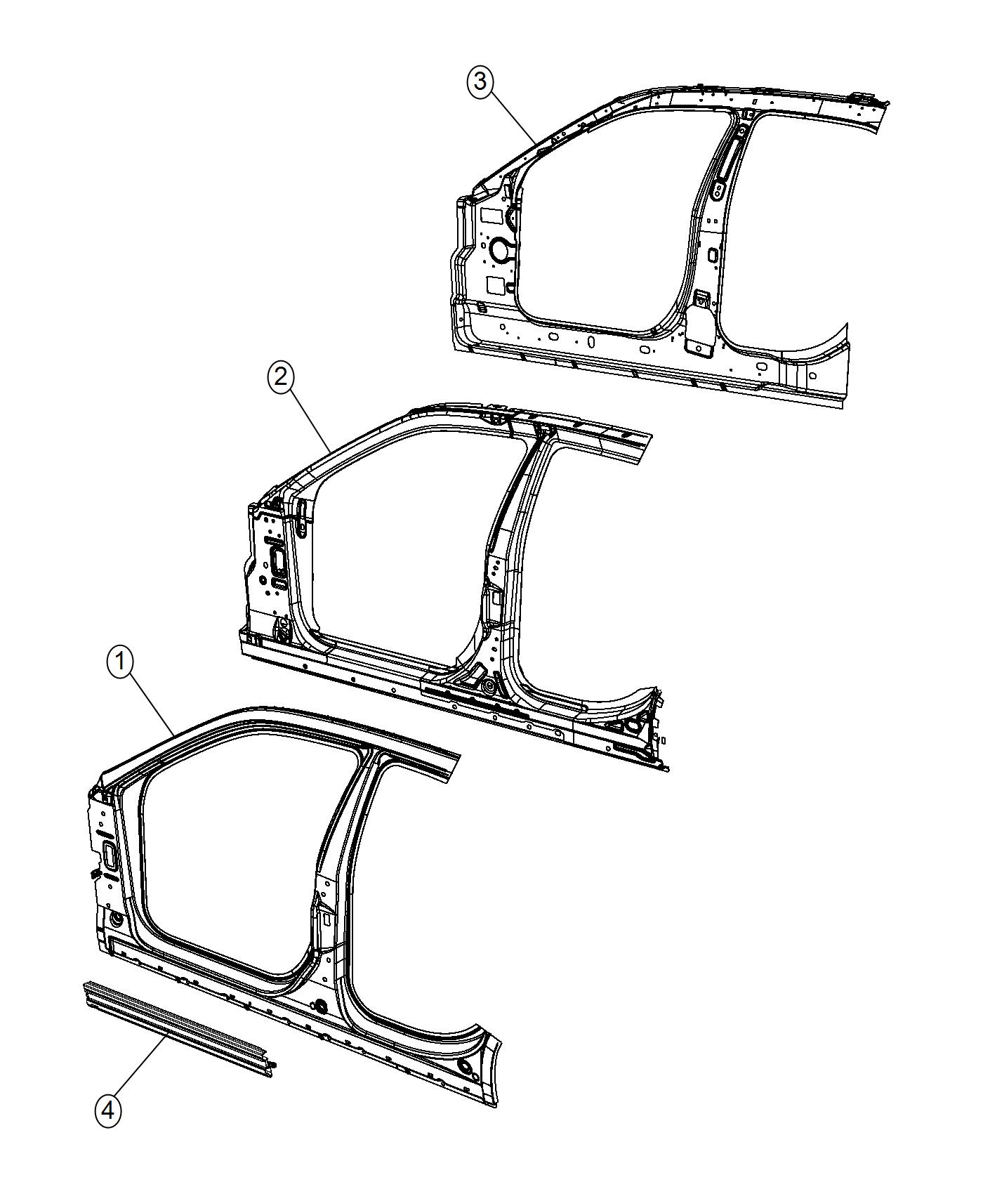 Diagram Front Aperture Panl. for your 2017 Chrysler 300   