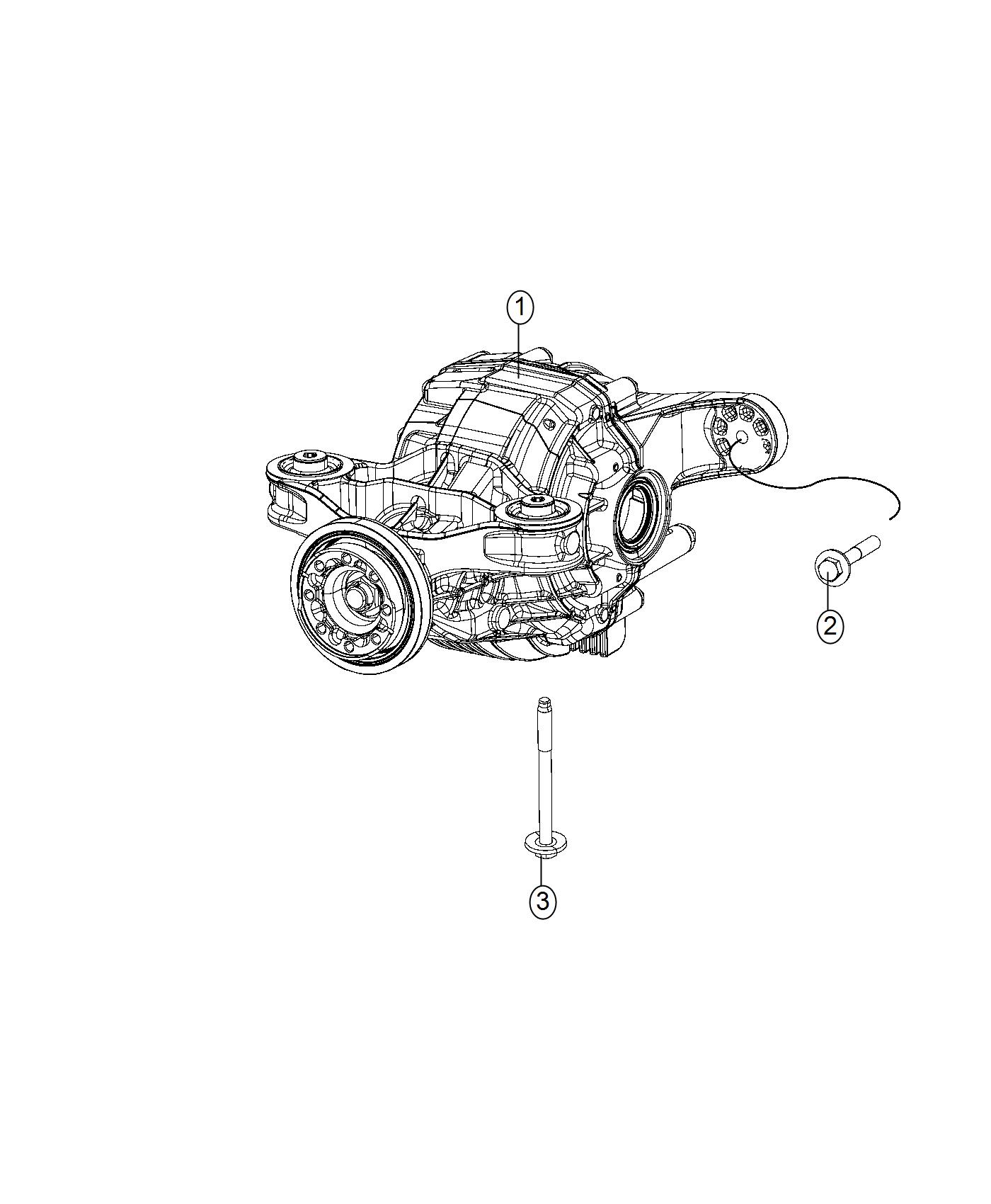 Diagram Axle Assembly. for your 2017 Chrysler 300   