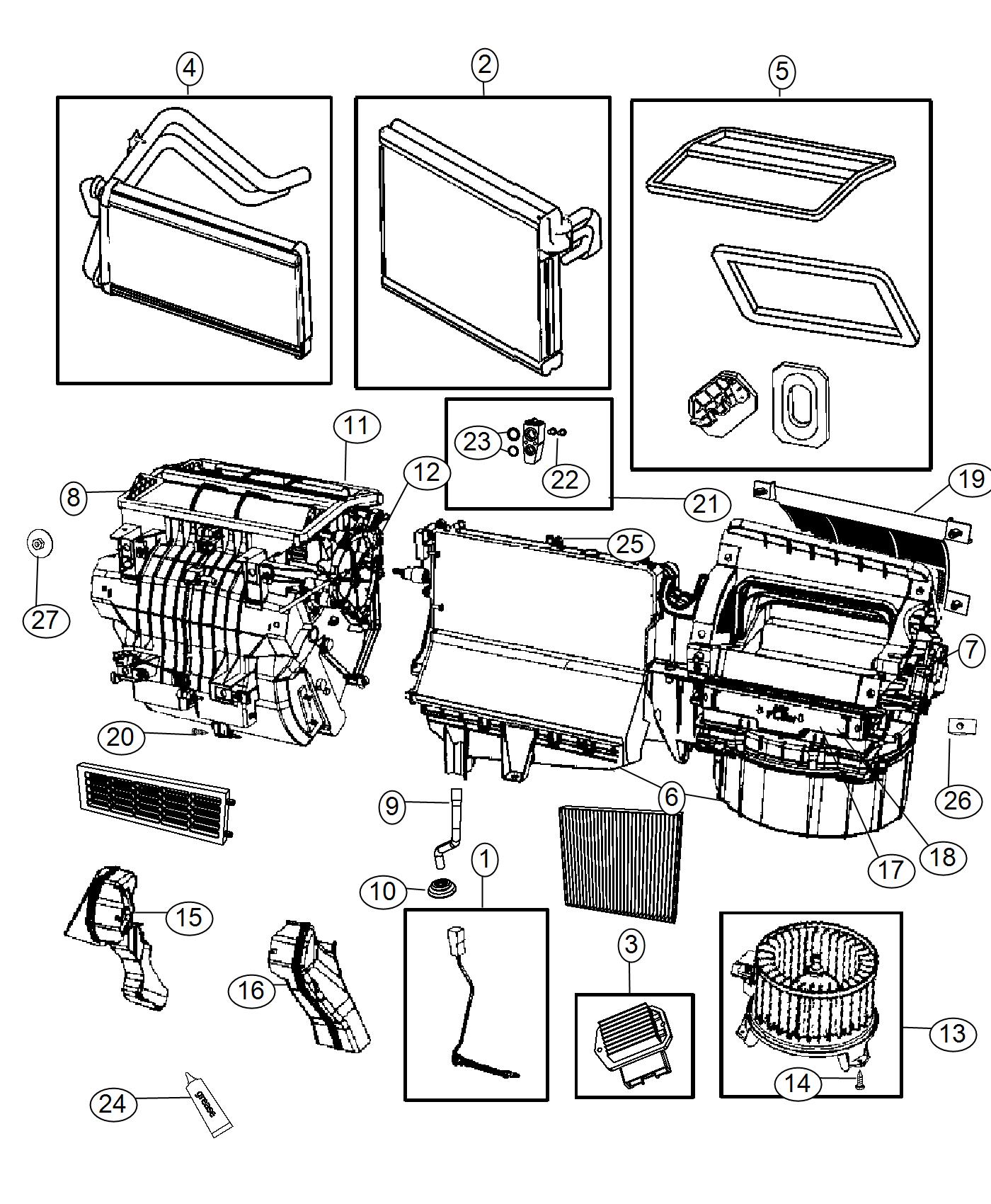 Diagram A/C and Heater Unit [Headlamp Off Time Delay]. for your 2002 Chrysler 300  M 