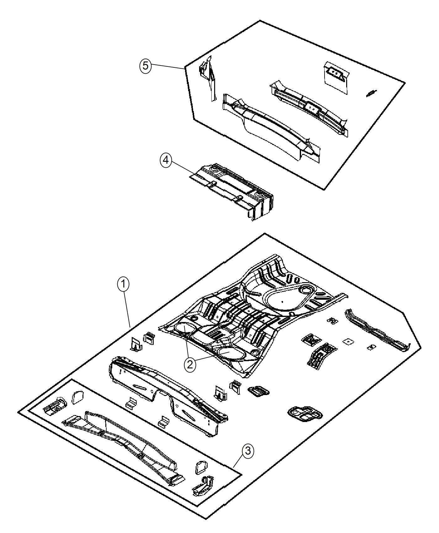 Rear Floor Pan. Diagram