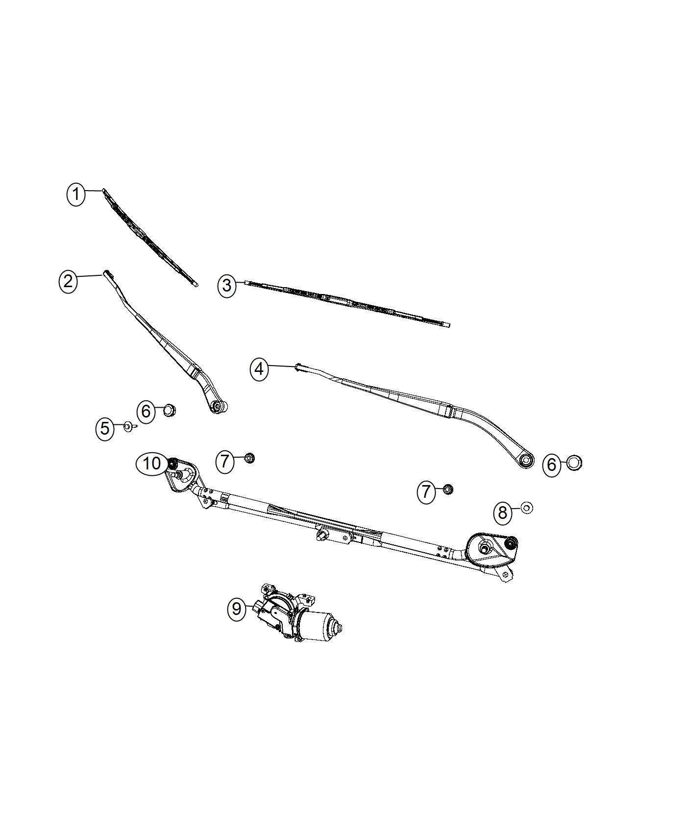 System, Windshield Wiper. Diagram