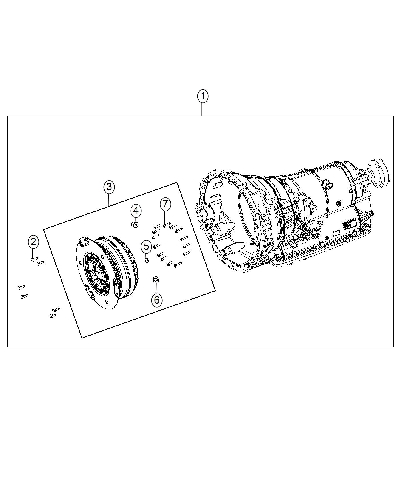 Diagram Transmission / Transaxle Assembly. for your Dodge Challenger  