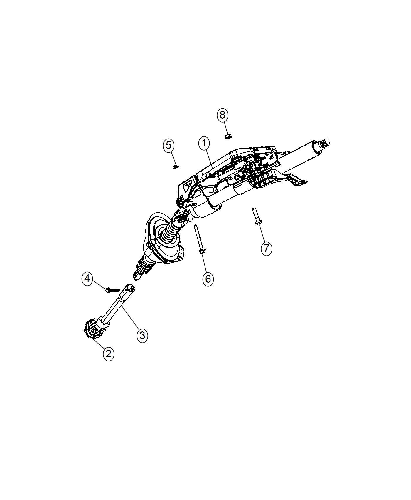 Diagram Steering Column. for your 2014 Dodge Challenger   